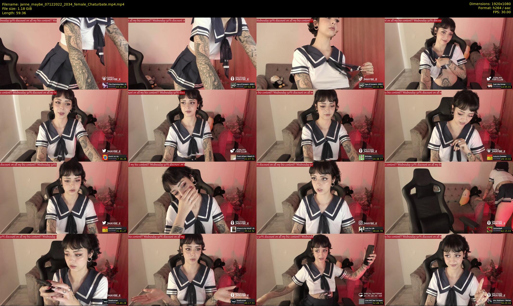 janne_maybe — 60 minute Chaturbate female cam show recording, 1080p, Dec 7, 2022