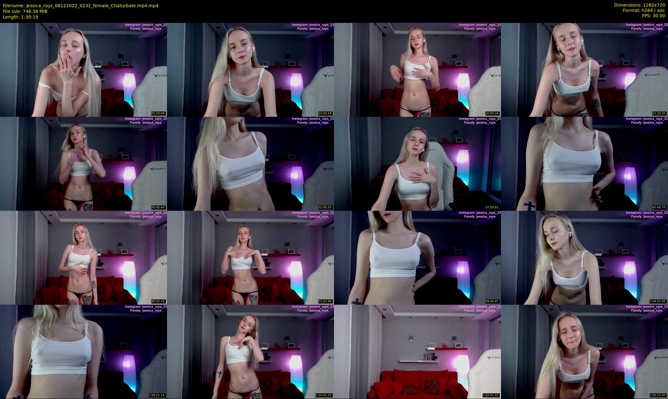 jessica_rays — 91 minute Chaturbate couple cam show recording, 720p, Dec 8, 2022