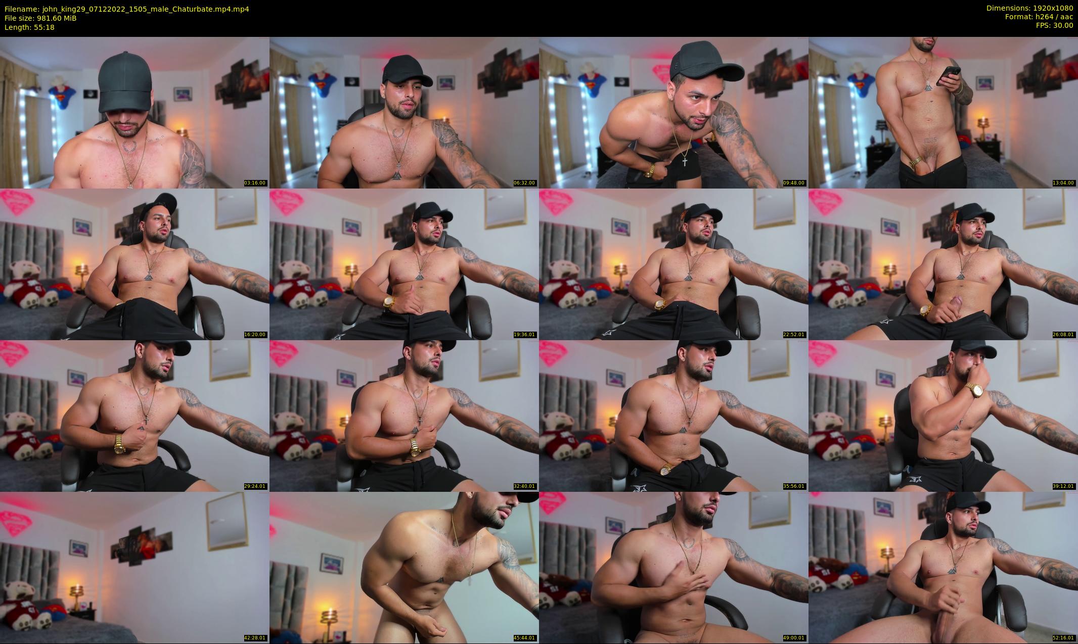 john_king29 — 56 minute Chaturbate male cam show recording, 1080p, Dec 7, 2022