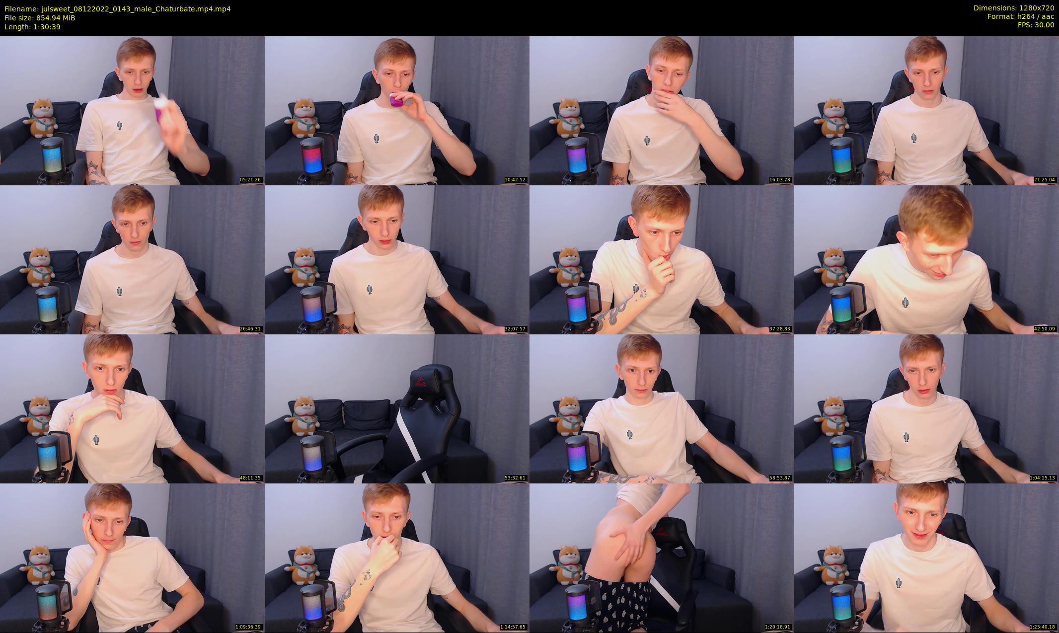 julsweet — 91 minute Chaturbate male cam show recording, 720p, Dec 8, 2022