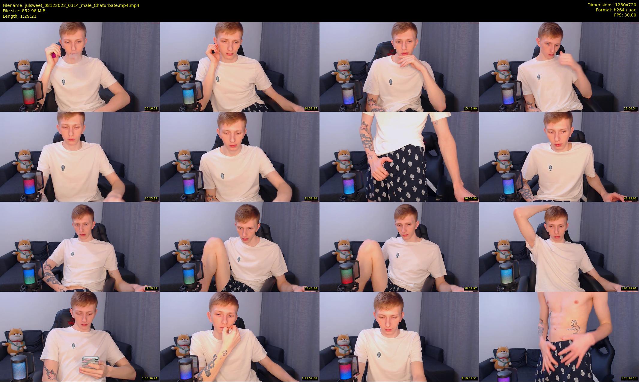 julsweet — 90 minute Chaturbate male cam show recording, 720p, Dec 8, 2022