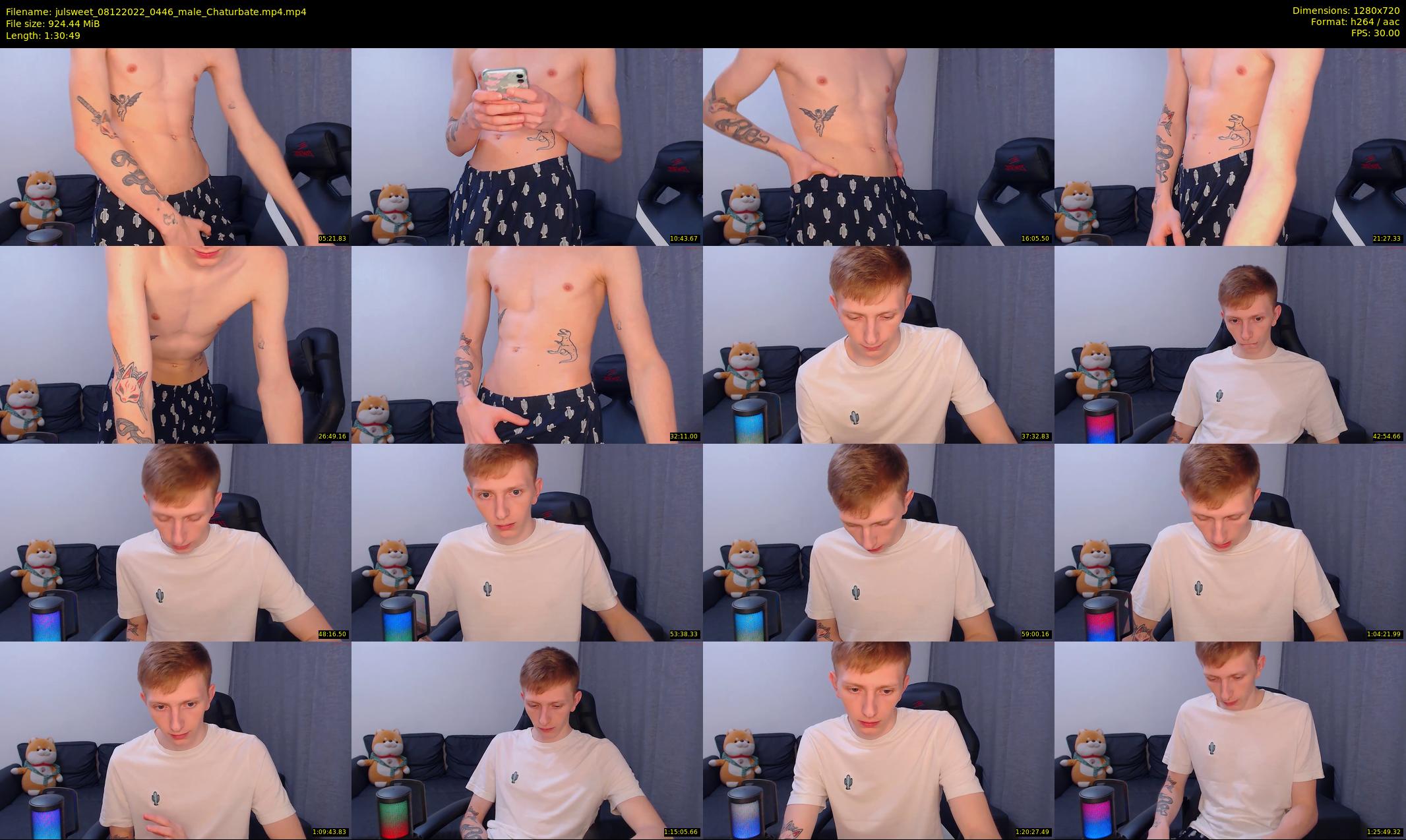 julsweet — 91 minute Chaturbate male cam show recording, 720p, Dec 8, 2022