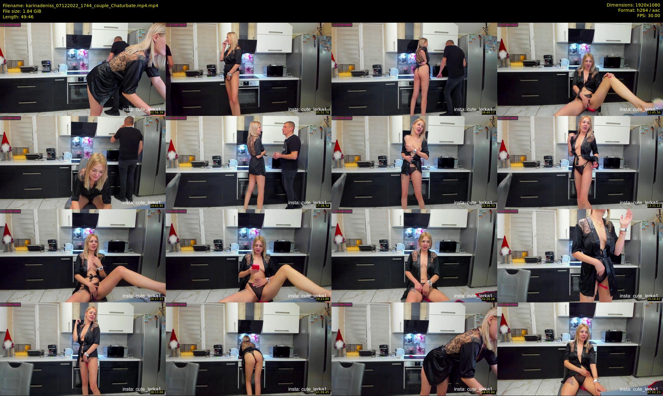 karinadeniss — 50 minute Chaturbate couple cam show recording, 1080p, Dec 7, 2022