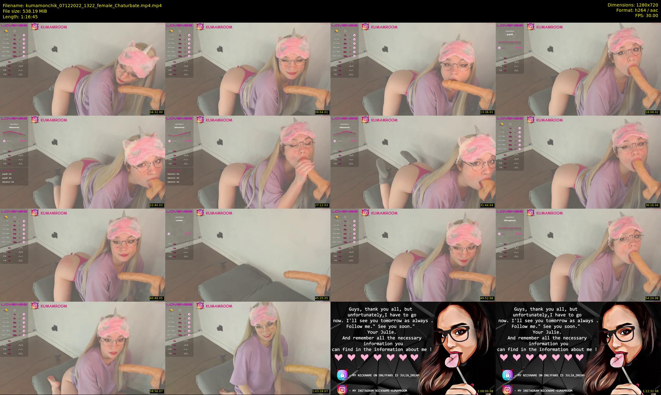 kumamonchik — 77 minute Chaturbate couple cam show recording, 720p, Dec 7, 2022