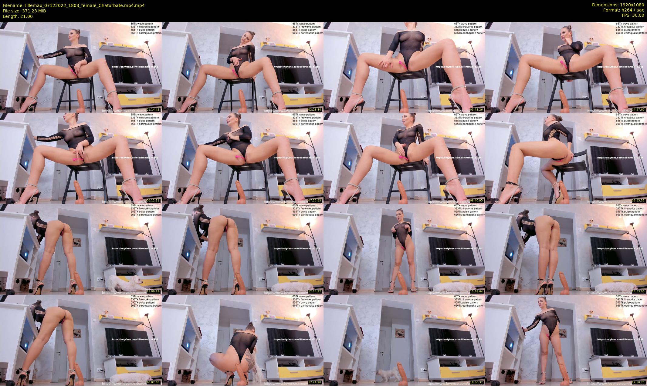 lillemax — 21 minute Chaturbate female cam show recording, 1080p, Dec 7, 2022