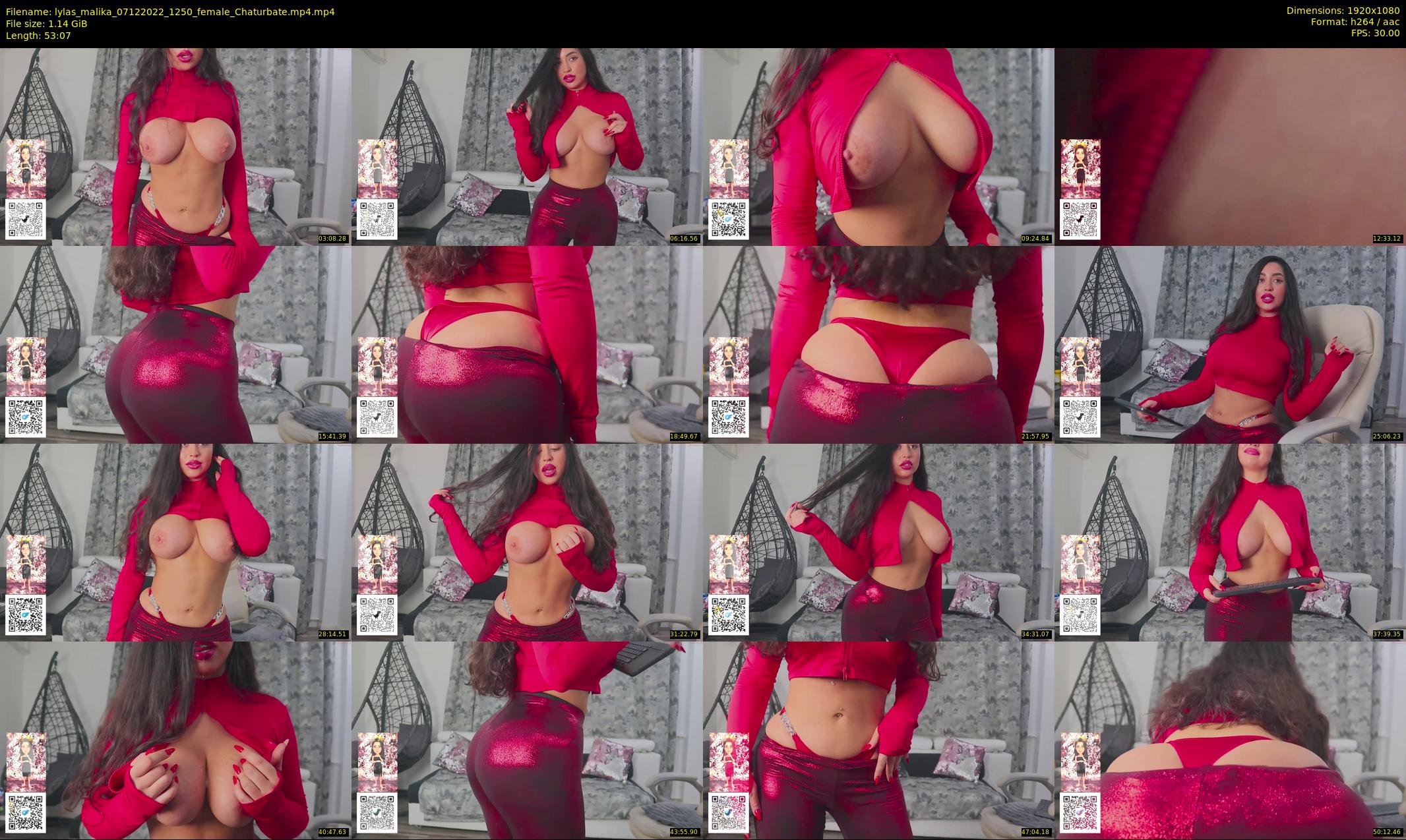 lylas_malika — 54 minute Chaturbate female cam show recording, 1080p, Dec 7, 2022