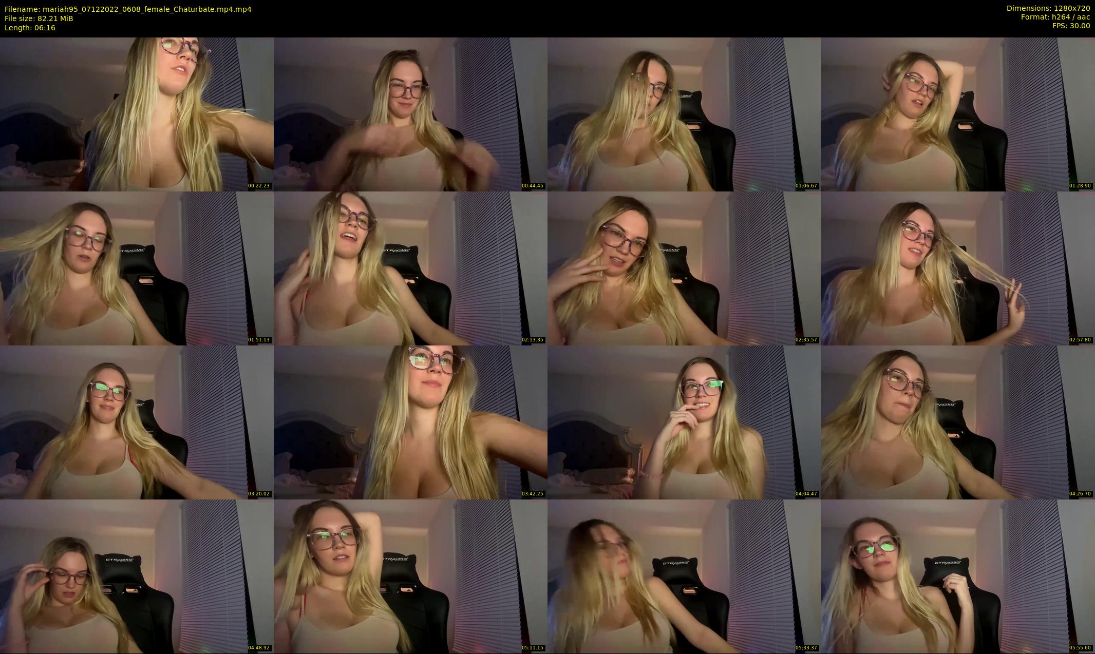 mariah95 — 7 minute Chaturbate female cam show recording, 720p, Dec 7, 2022