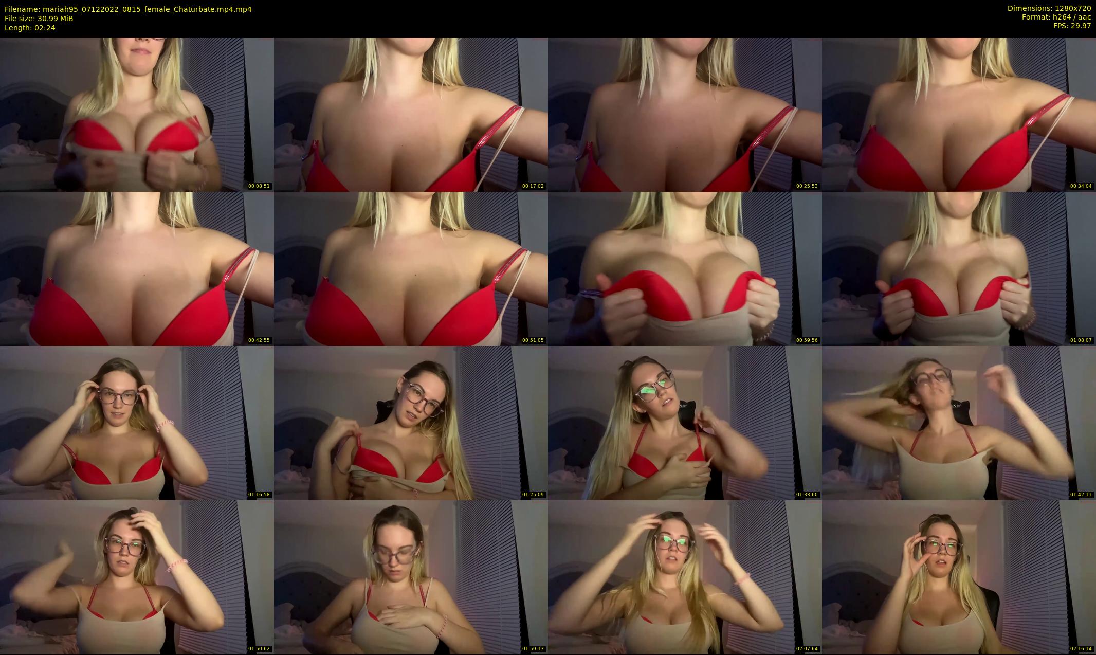 mariah95 — 3 minute Chaturbate female cam show recording, 720p, Dec 7, 2022