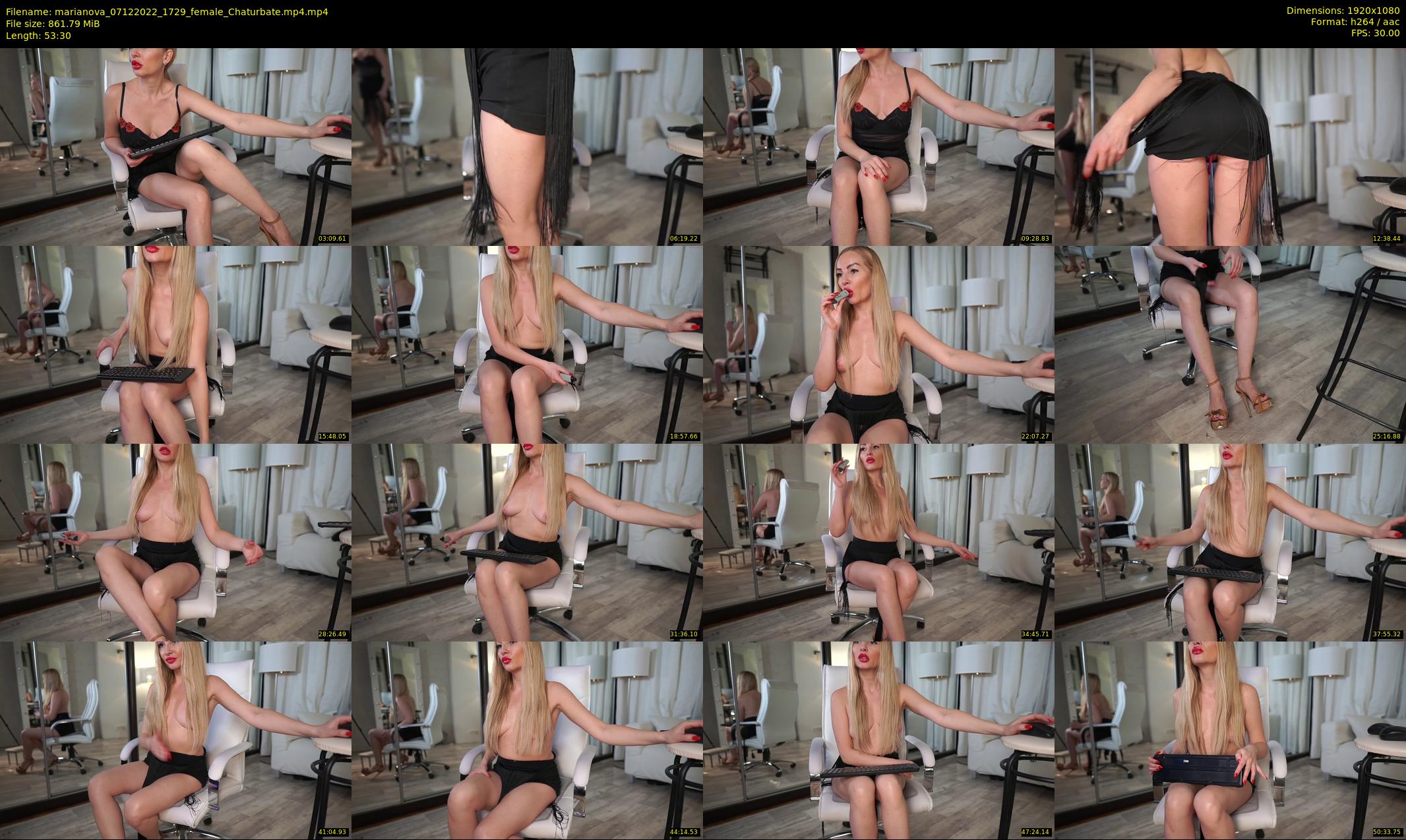 marianova — 54 minute Chaturbate female cam show recording, 1080p, Dec 7, 2022