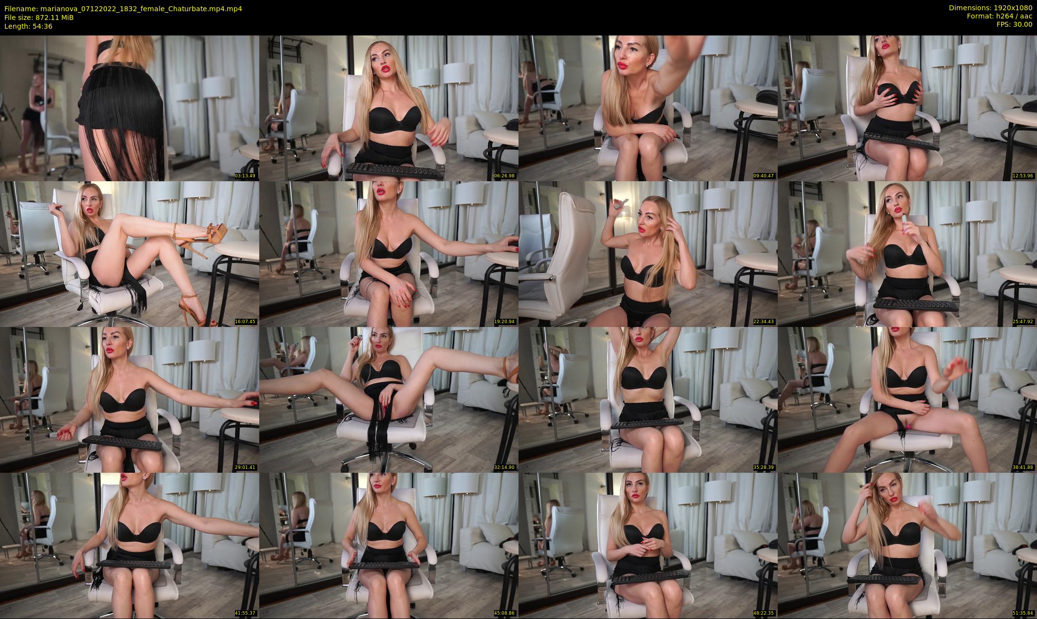 marianova — 55 minute Chaturbate female cam show recording, 1080p, Dec 7, 2022