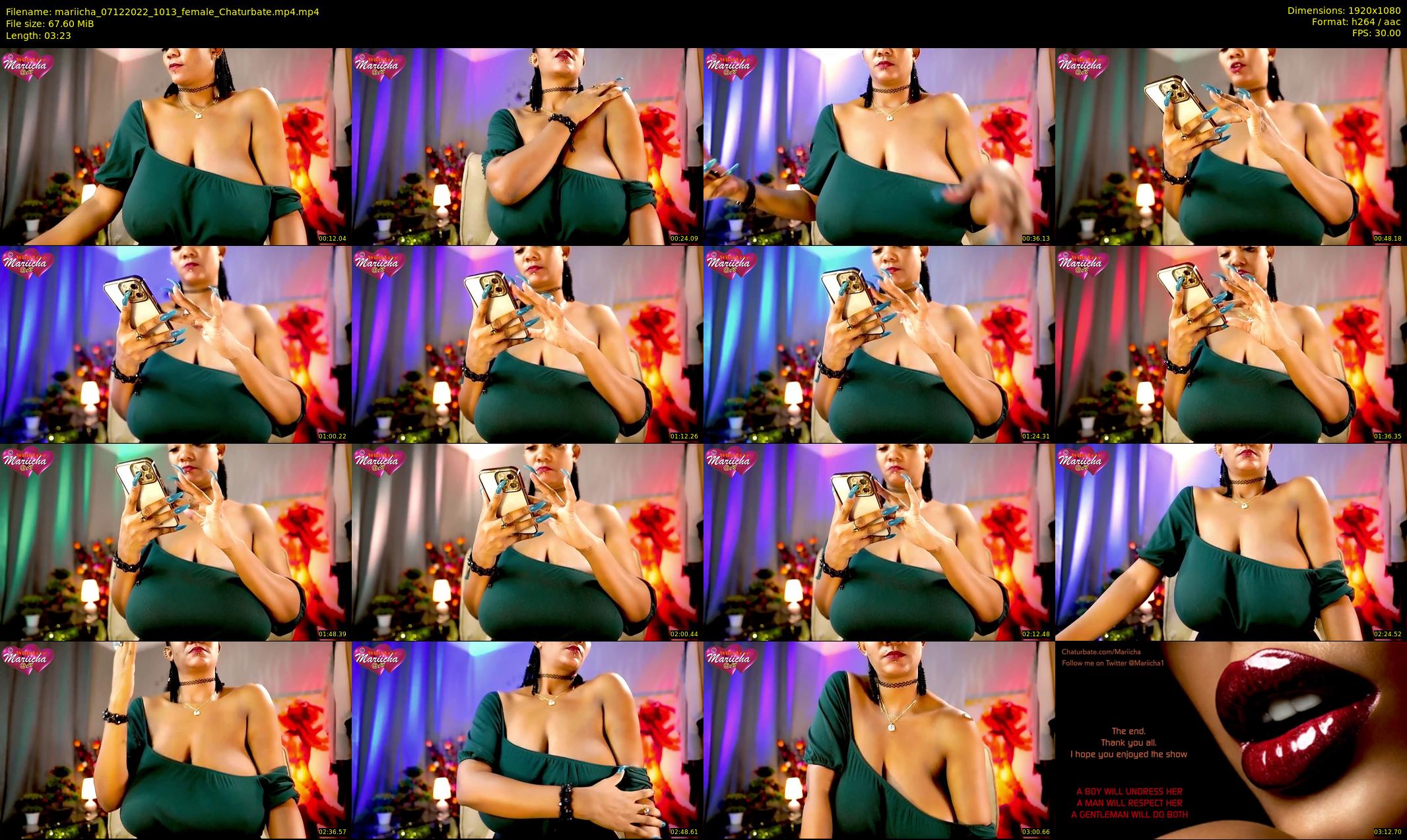 mariicha — 4 minute Chaturbate female cam show recording, 1080p, Dec 7, 2022