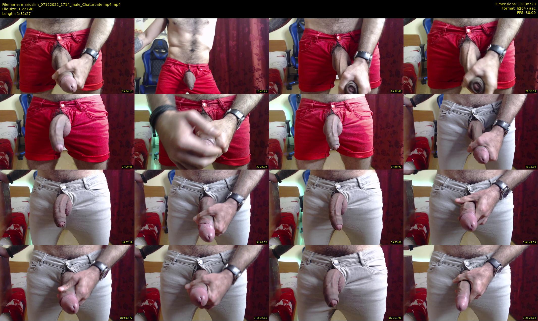 marioslim — 92 minute Chaturbate male cam show recording, 720p, Dec 7, 2022