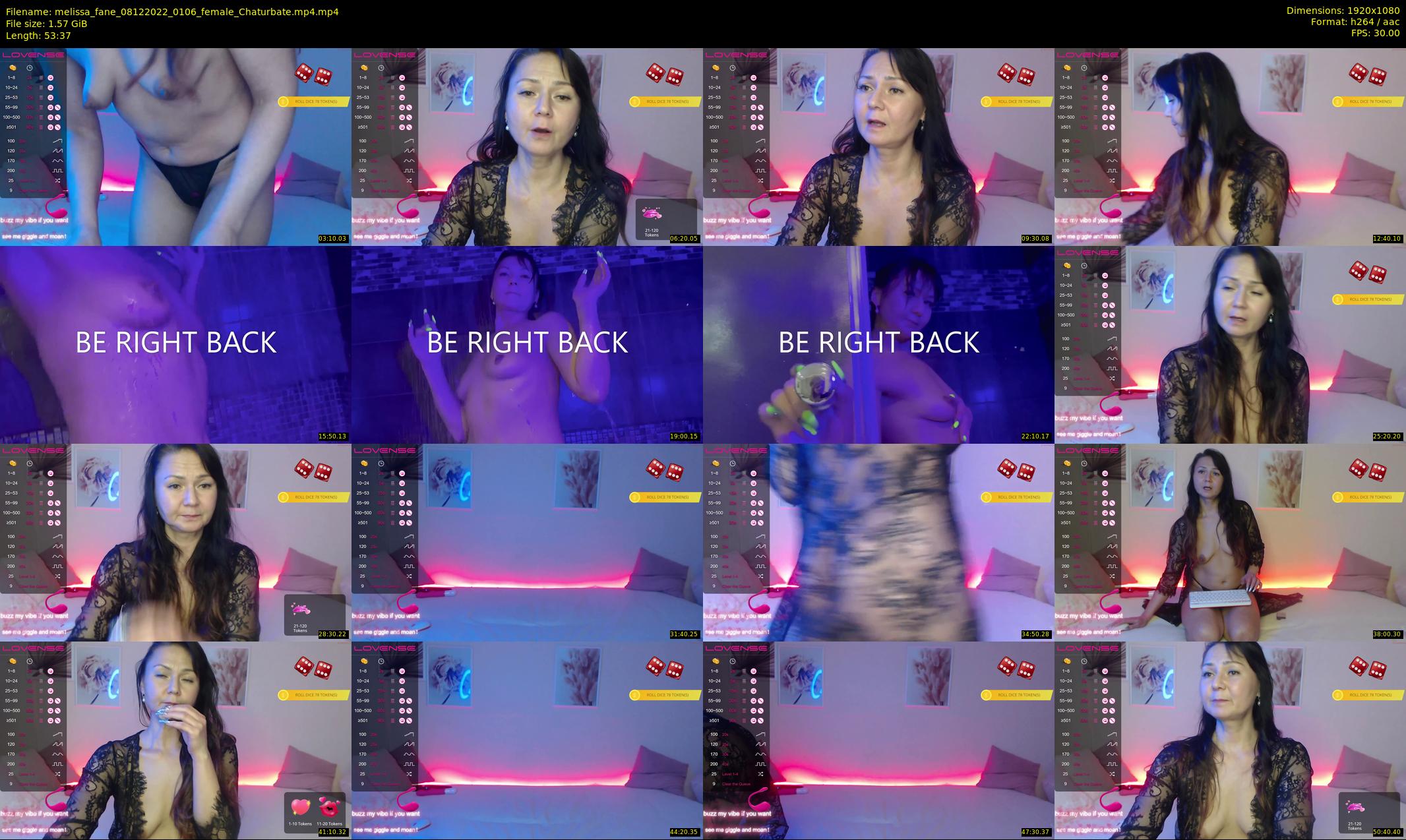 melissa_fane — 54 minute Chaturbate female cam show recording, 1080p, Dec 8, 2022