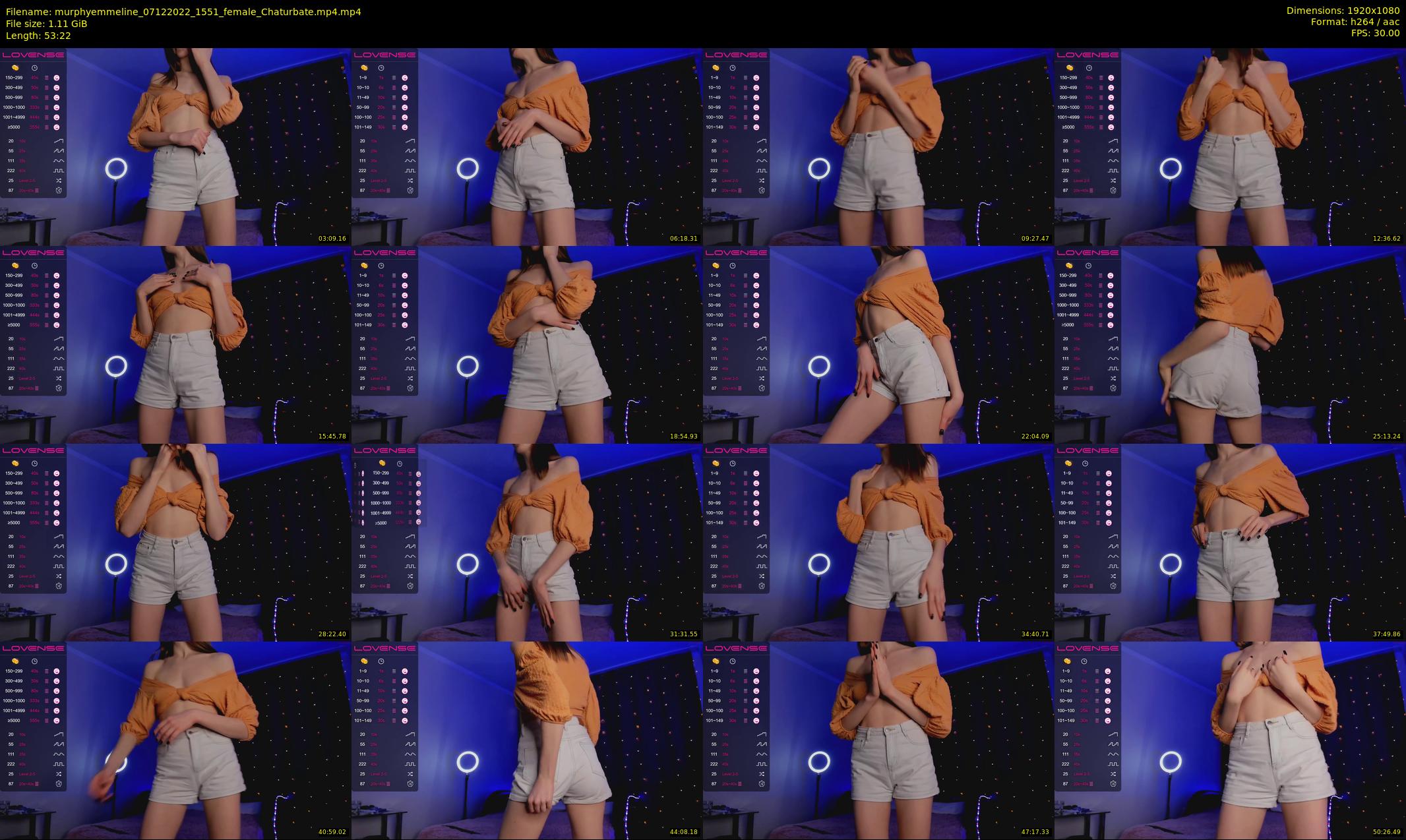 murphyemmeline — 54 minute Chaturbate female cam show recording, 1080p, Dec 7, 2022