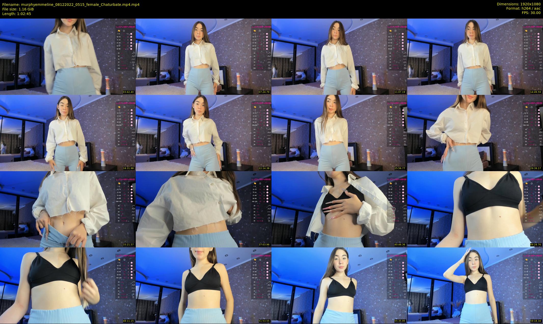 murphyemmeline — 63 minute Chaturbate female cam show recording, 1080p, Dec 8, 2022