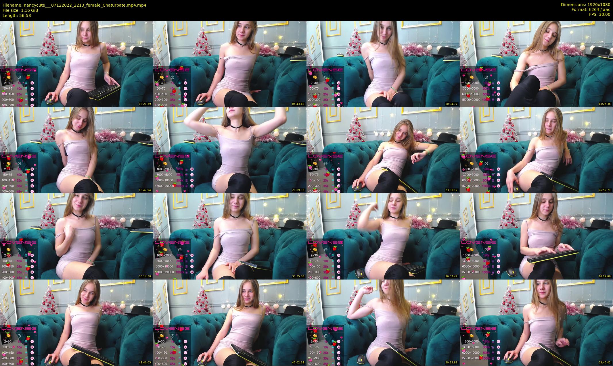 nancycute__ — 57 minute Chaturbate female cam show recording, 1080p, Dec 7, 2022