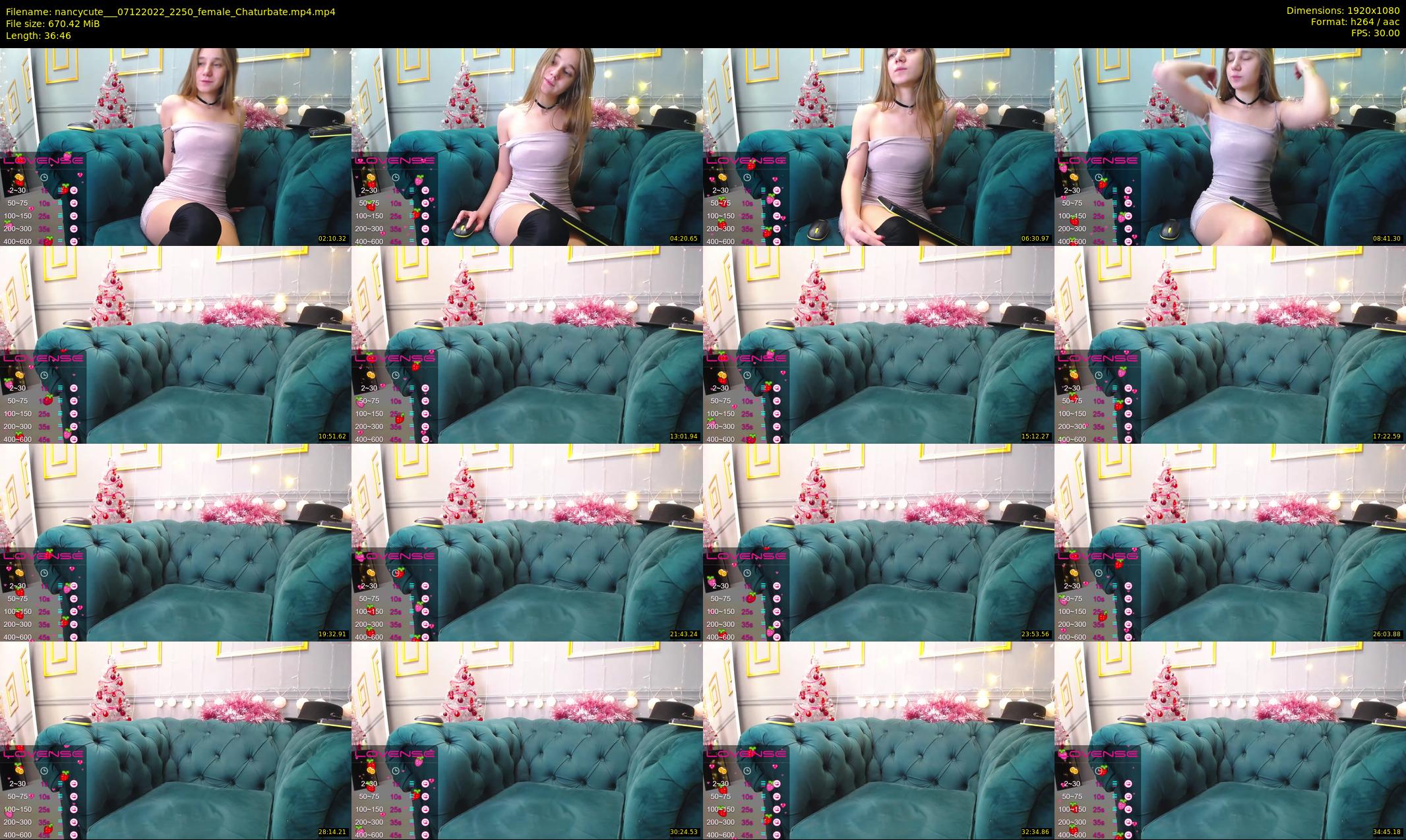 nancycute__ — 37 minute Chaturbate female cam show recording, 1080p, Dec 7, 2022