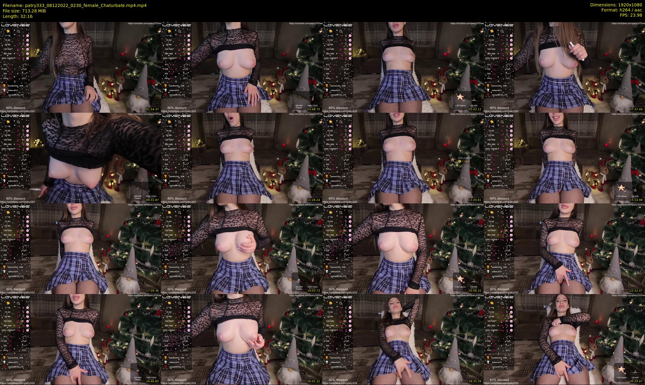 patry333 — 33 minute Chaturbate female cam show recording, 1080p, Dec 8, 2022