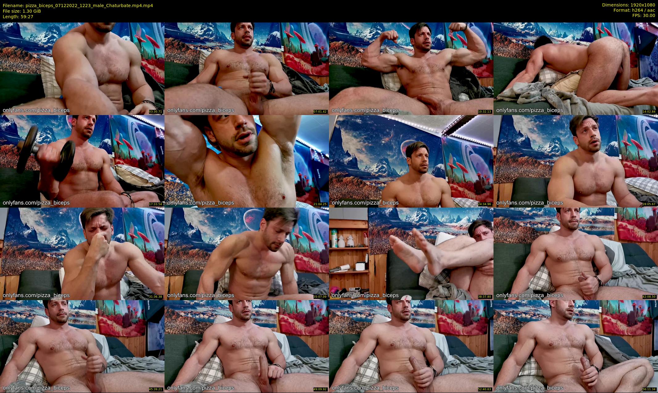 pizza_biceps — 60 minute Chaturbate male cam show recording, 1080p, Dec 7, 2022