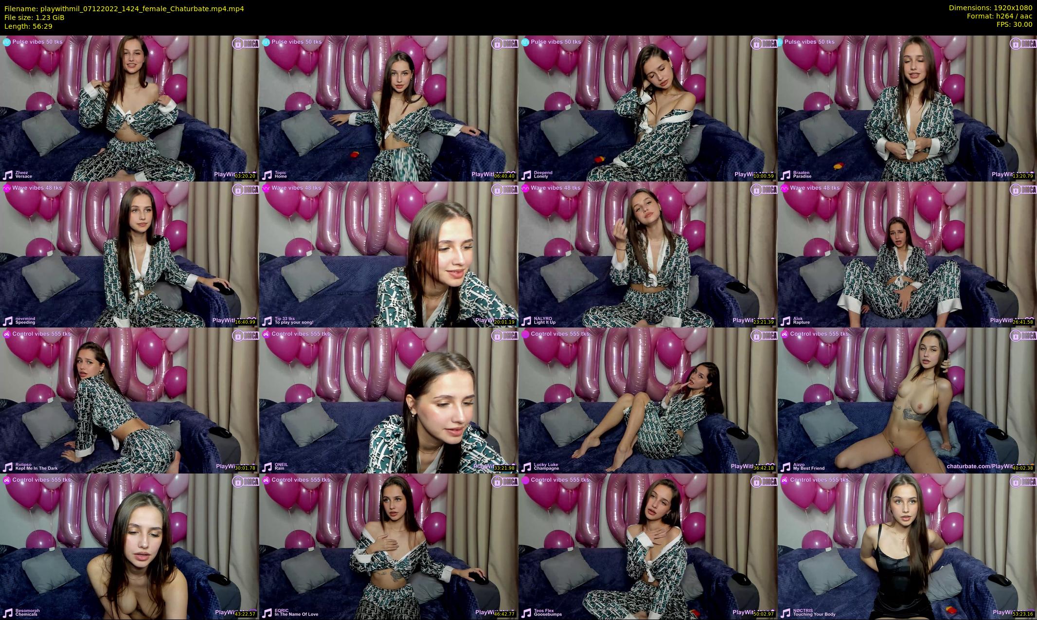 playwithmil — 57 minute Chaturbate couple cam show recording, 1080p, Dec 7, 2022