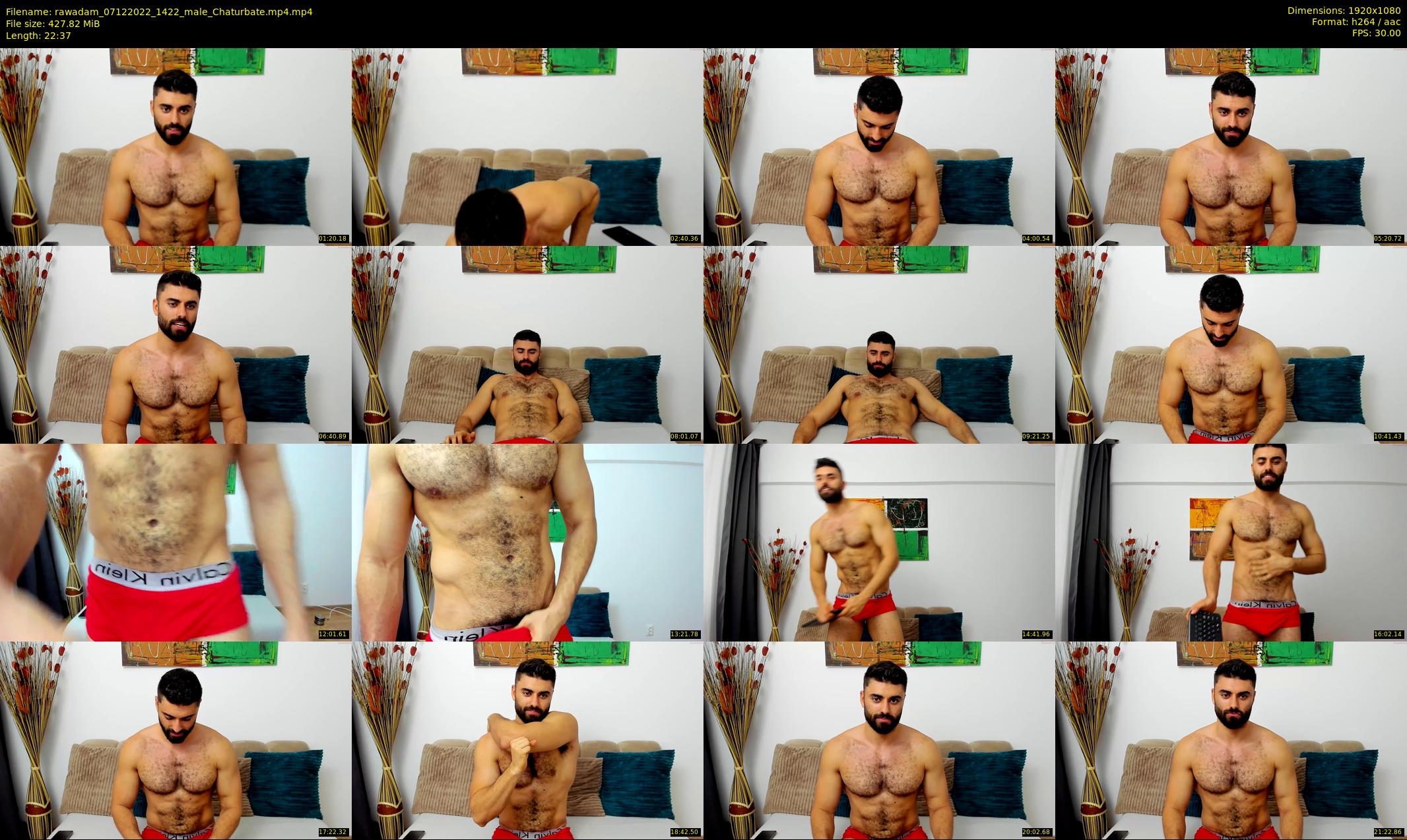 rawadam — 23 minute Chaturbate male cam show recording, 1080p, Dec 7, 2022