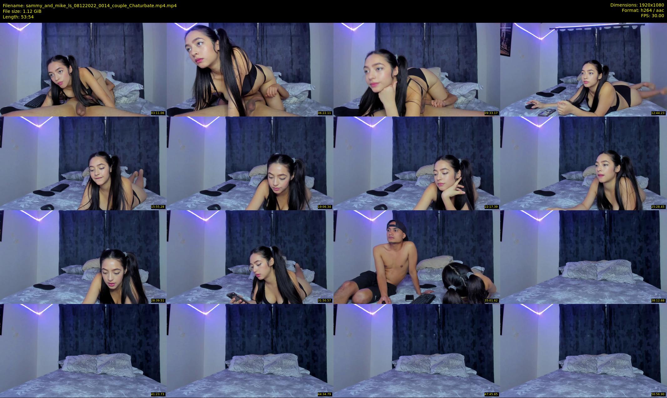 sammy_and_mike_ls — 54 minute Chaturbate couple cam show recording, 1080p, Dec 8, 2022