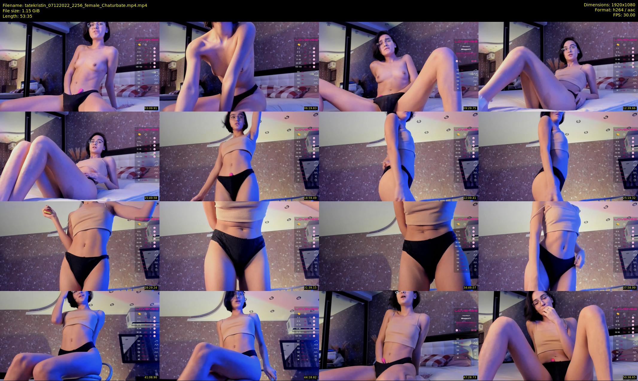 tatekristin — 54 minute Chaturbate female cam show recording, 1080p, Dec 7, 2022