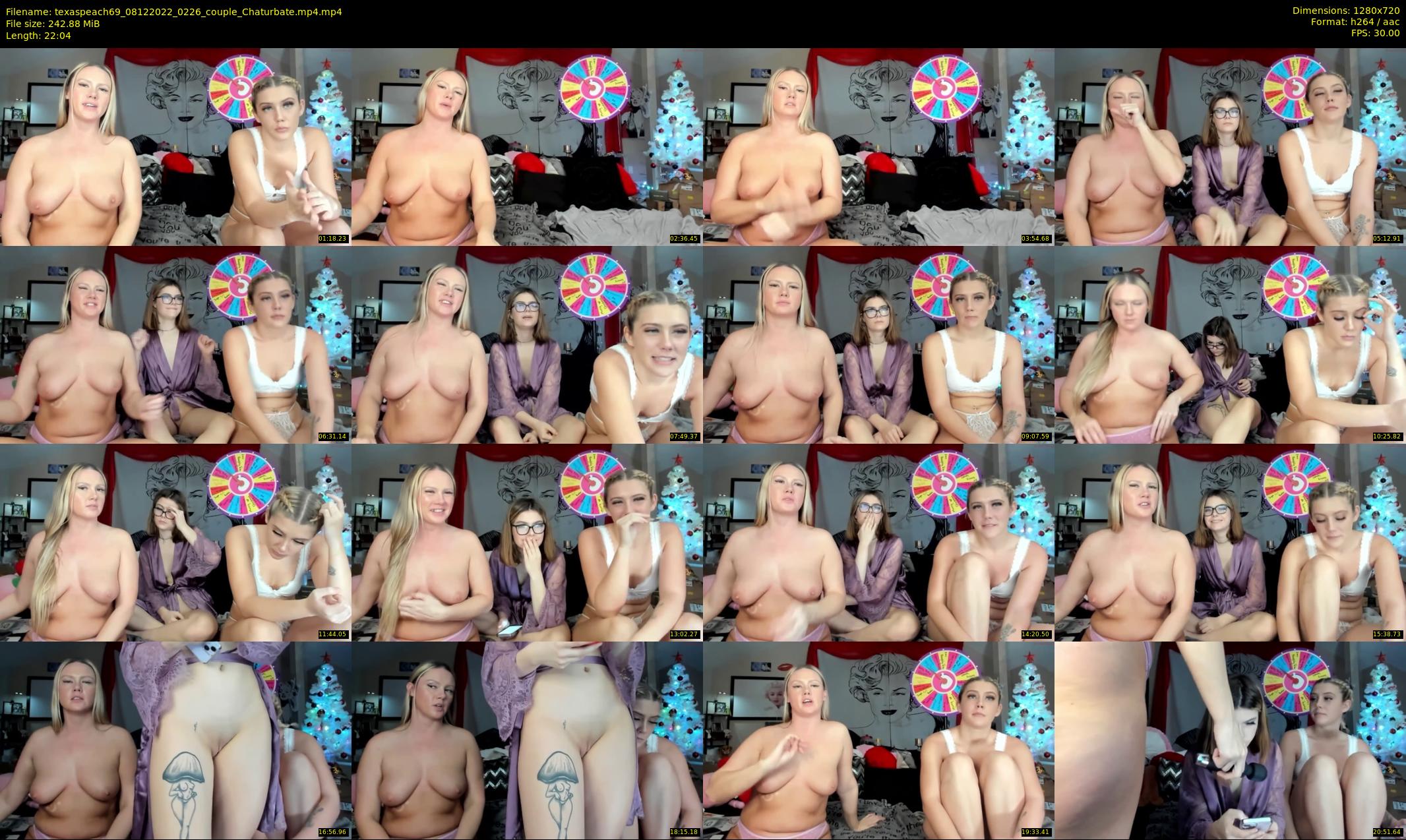 texaspeach69 — 23 minute Chaturbate female cam show recording, 720p, Dec 8, 2022