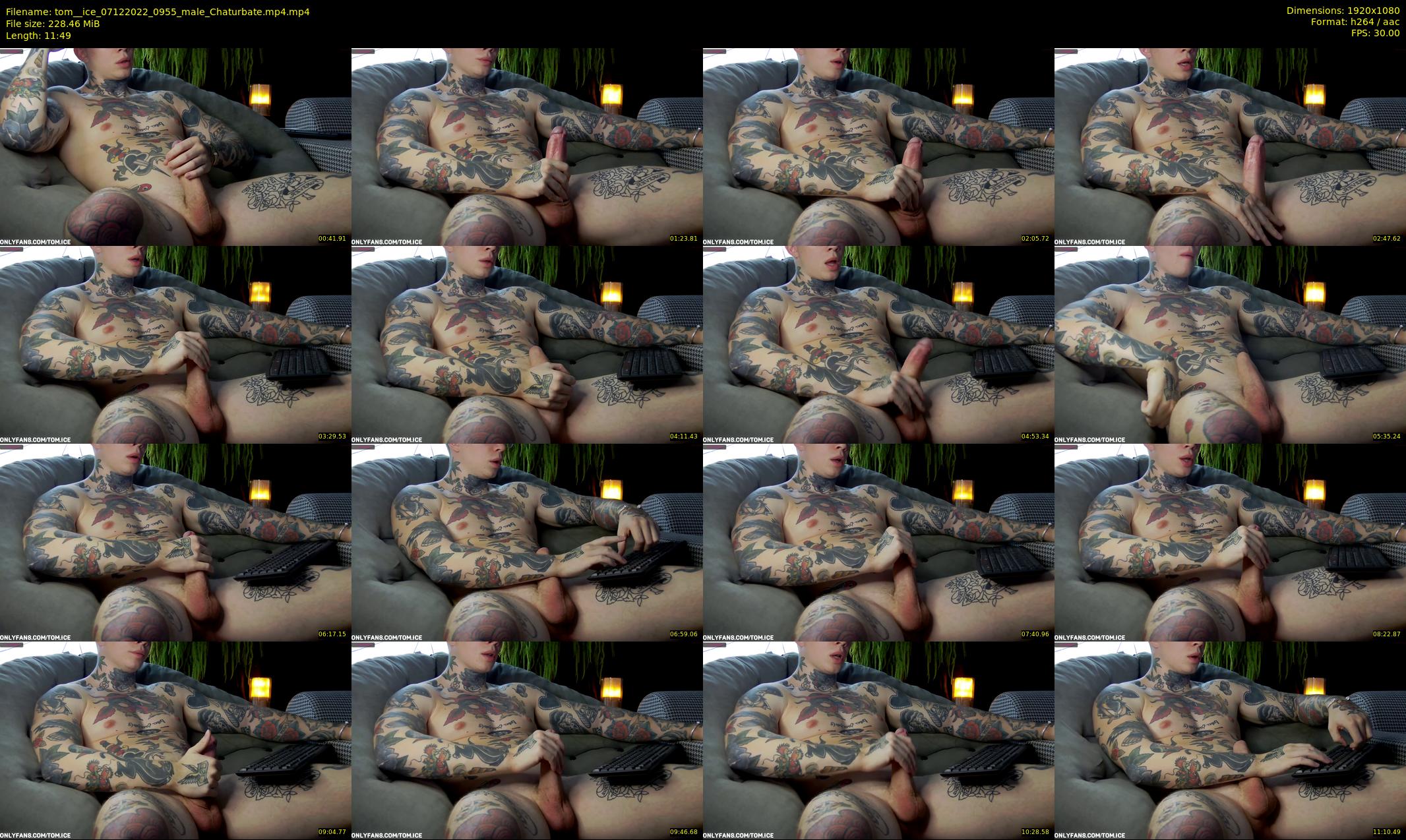 tom__ice — 12 minute Chaturbate male cam show recording, 1080p, Dec 7, 2022