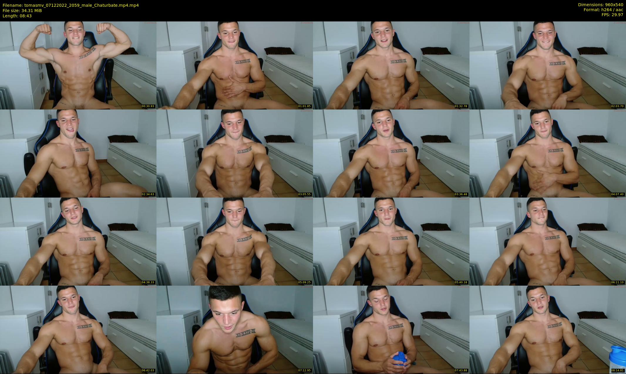 tomasmv — 9 minute Chaturbate male cam show recording, 480p, Dec 7, 2022