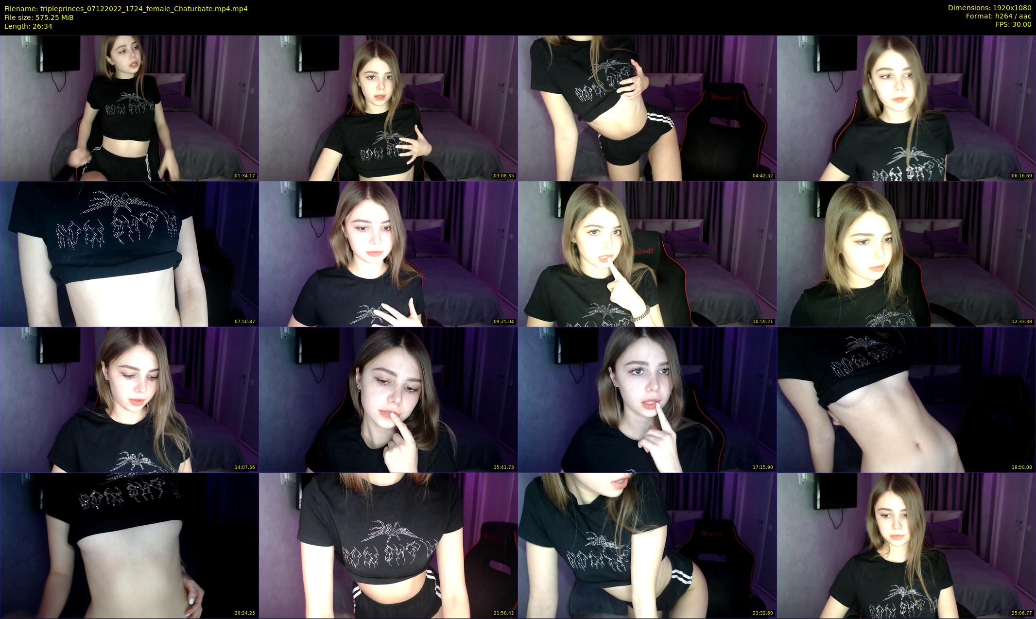 tripleprinces — 27 minute Chaturbate female cam show recording, 1080p, Dec 7, 2022
