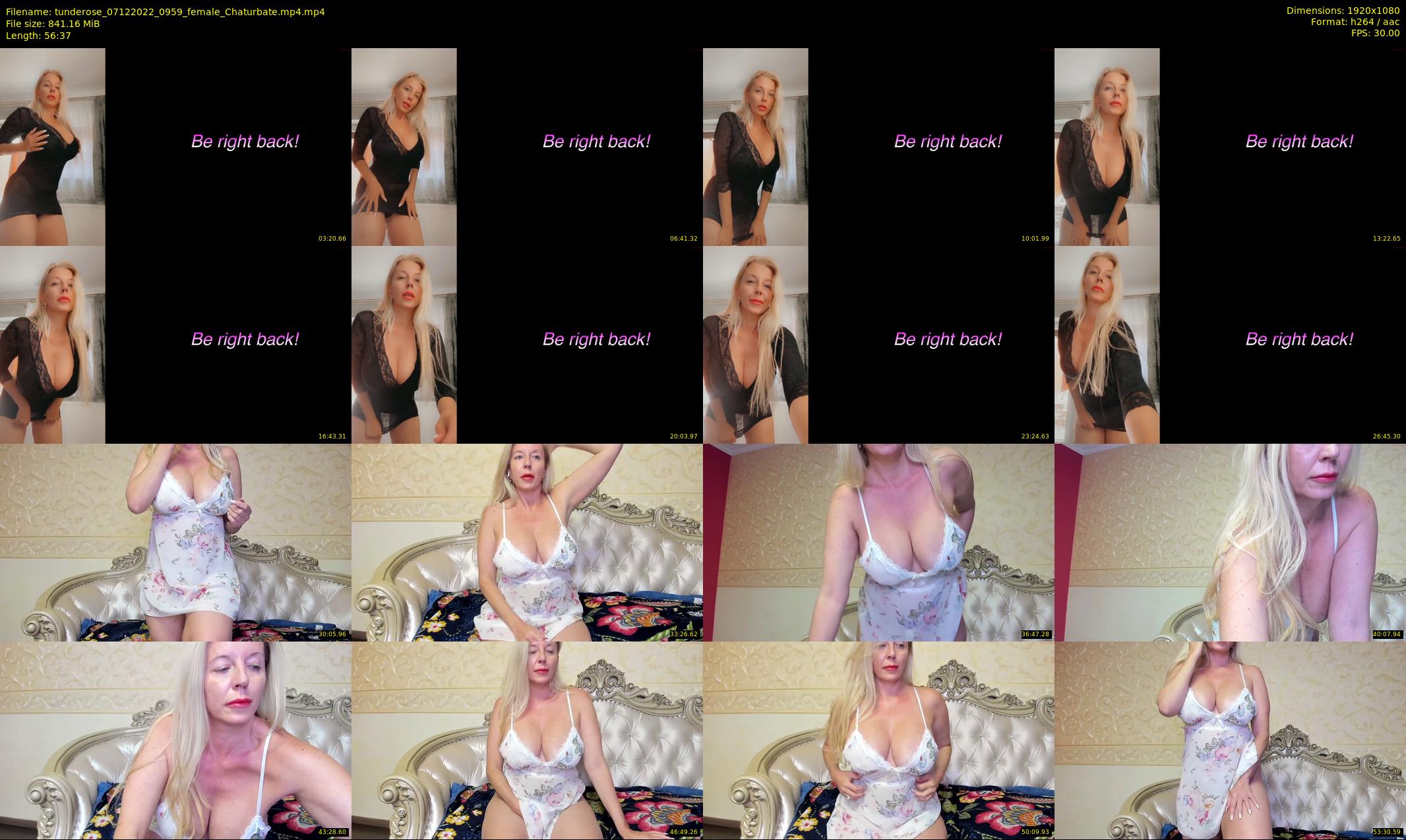 tunderose — 57 minute Chaturbate female cam show recording, 1080p, Dec 7, 2022