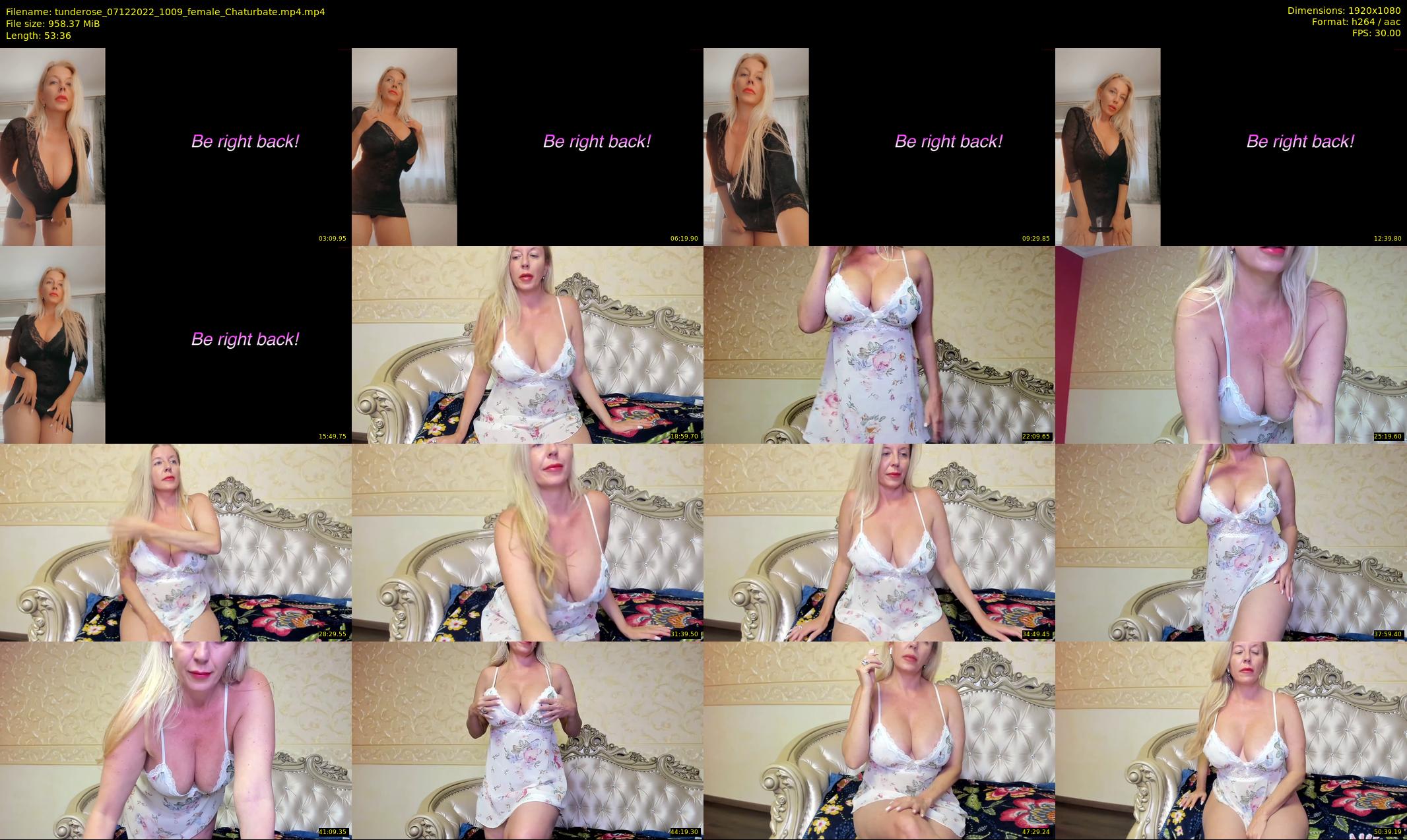 tunderose — 54 minute Chaturbate female cam show recording, 1080p, Dec 7, 2022