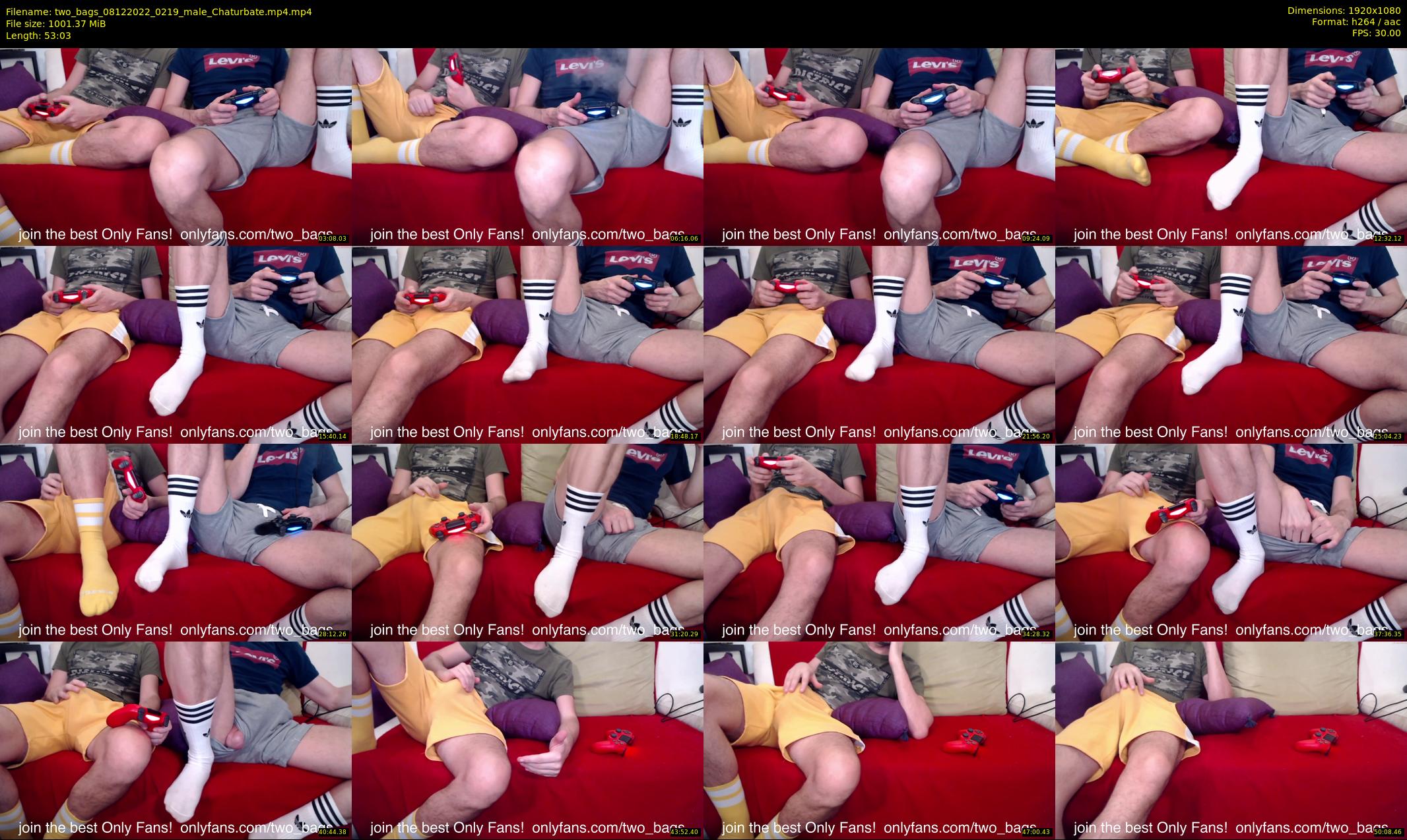 two_bags — 54 minute Chaturbate male cam show recording, 1080p, Dec 8, 2022