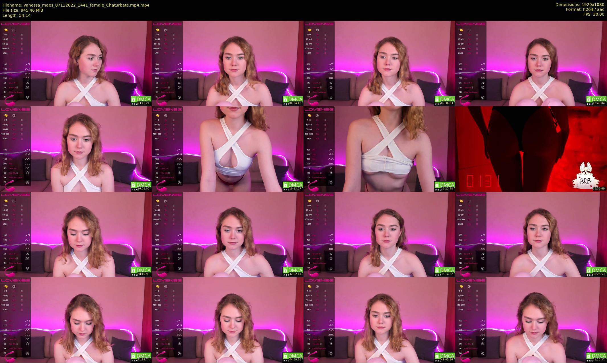 vanessa_maes — 55 minute Chaturbate female cam show recording, 1080p, Dec 7, 2022