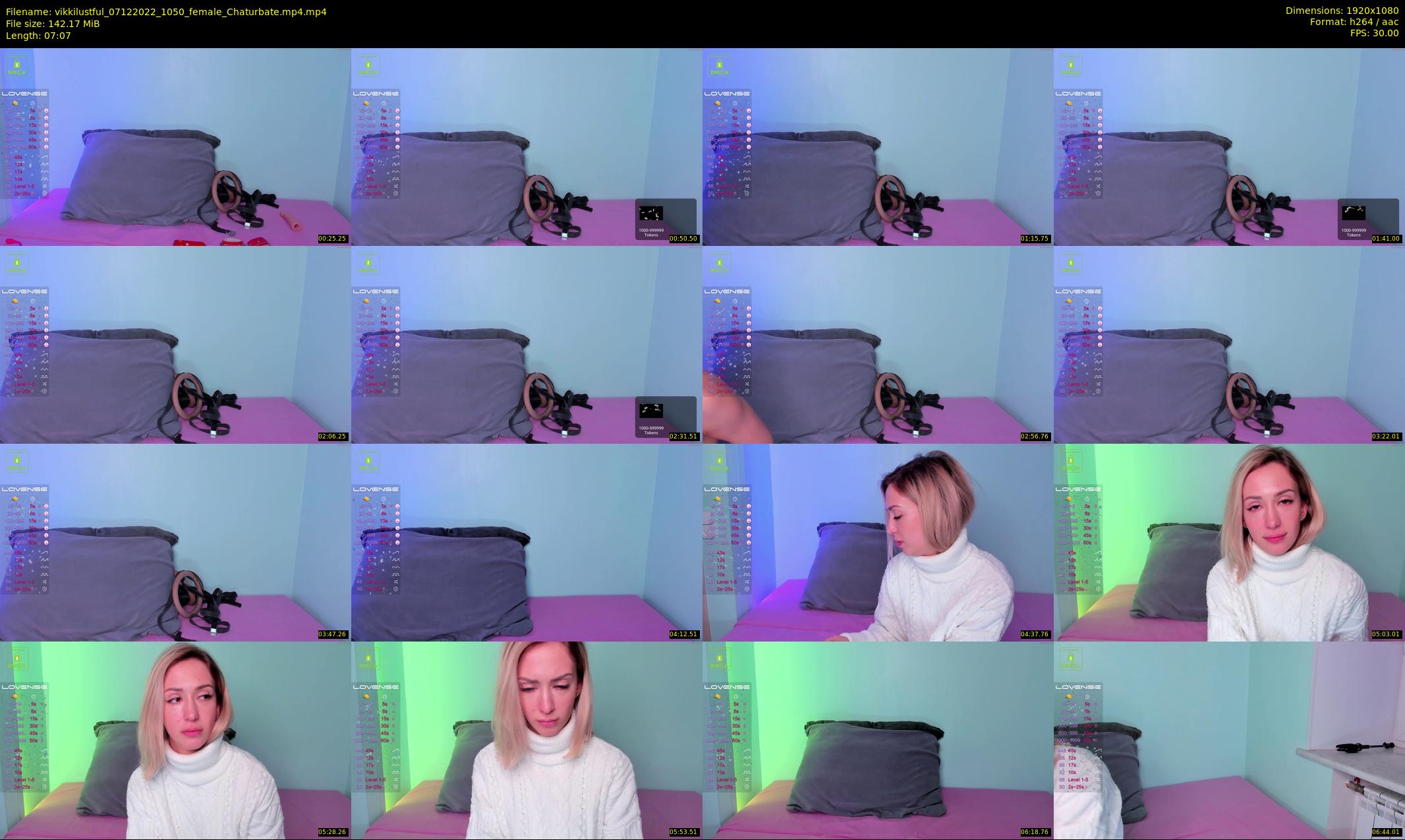 vikkilustful — 8 minute Chaturbate female cam show recording, 1080p, Dec 7, 2022