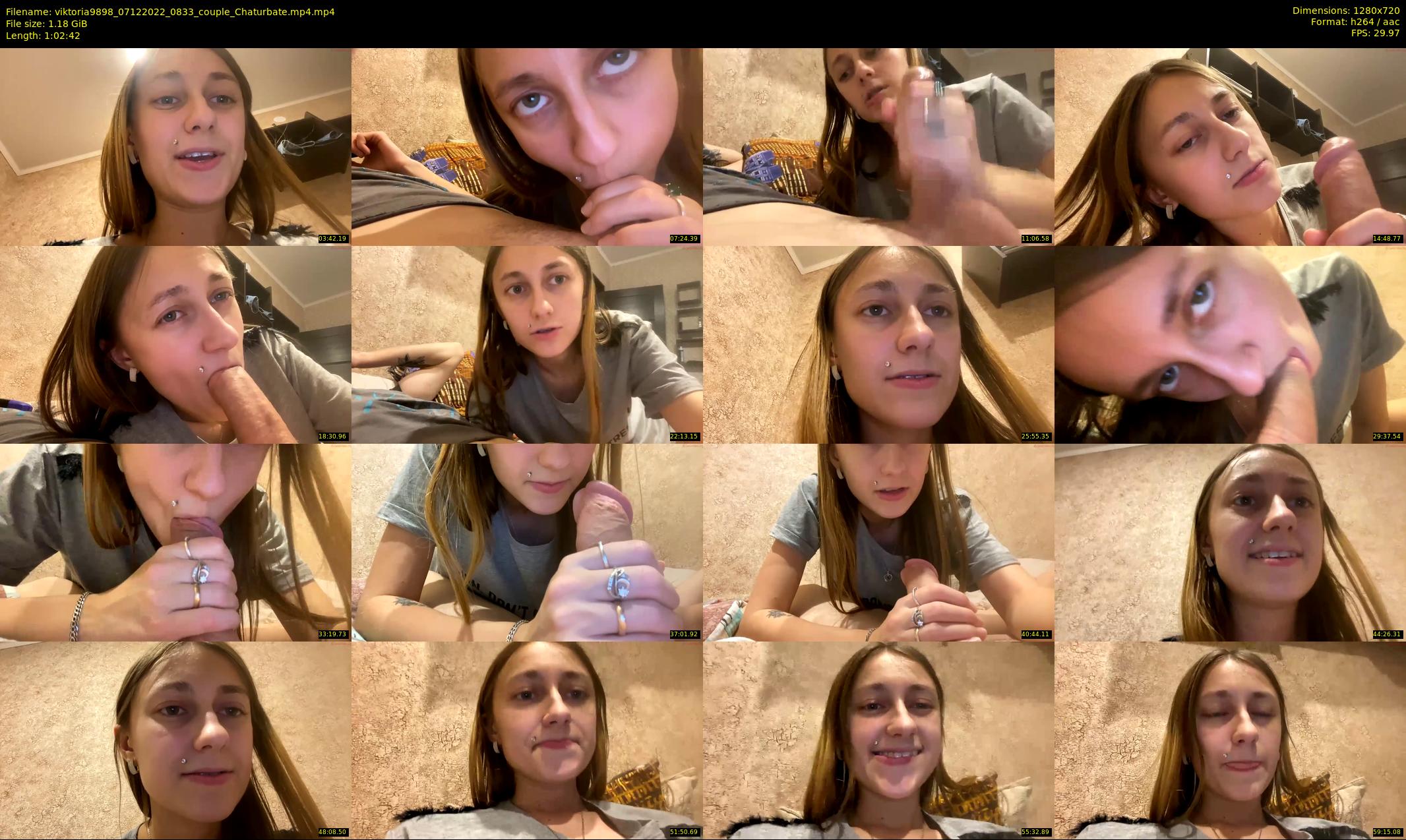 viktoria9898 — 63 minute Chaturbate couple cam show recording, 720p, Dec 7, 2022