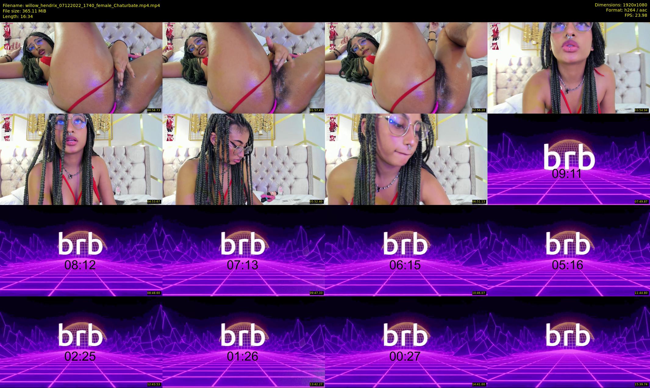 willow_hendrix — 17 minute Chaturbate female cam show recording, 1080p, Dec 7, 2022