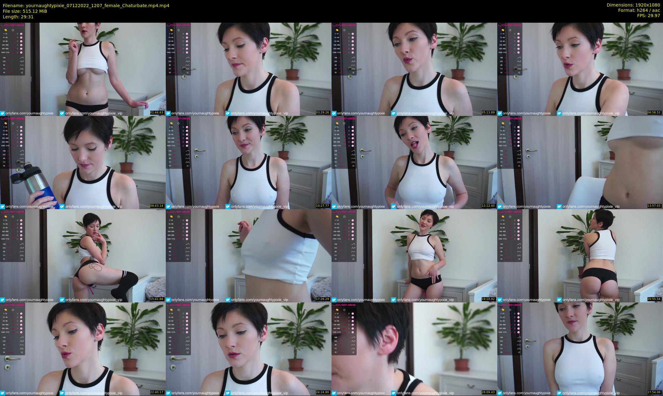 yournaughtypixie — 30 minute Chaturbate couple cam show recording, 1080p, Dec 7, 2022