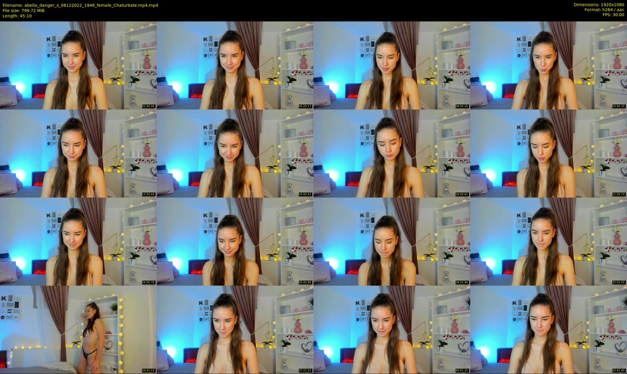 abella_danger_x — 46 minute Chaturbate female cam show recording, 1080p, Dec 8, 2022