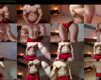 adam_muscle_ — 54 minute Chaturbate male cam show recording, 1080p, Dec 8, 2022