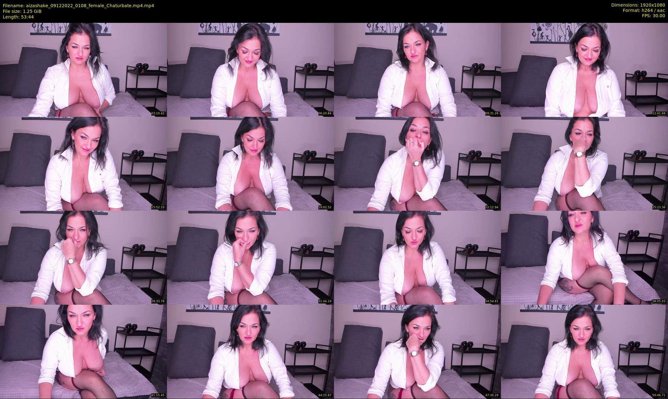 aizashake — 54 minute Chaturbate female cam show recording, 1080p, Dec 9, 2022