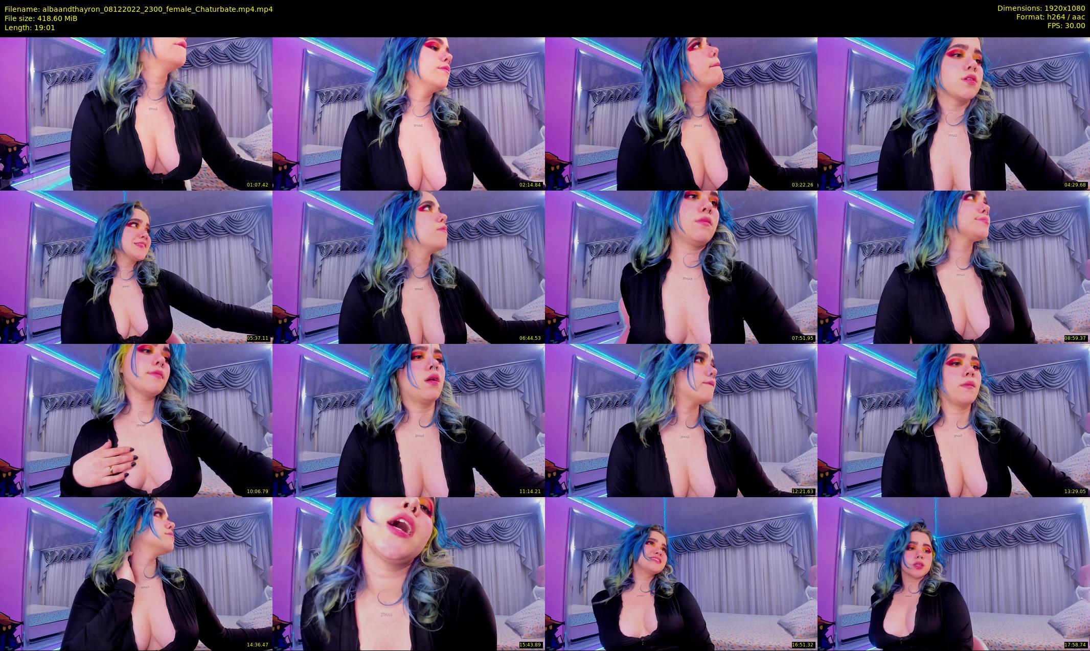 albaandthayron — 20 minute Chaturbate couple cam show recording, 1080p, Dec 8, 2022