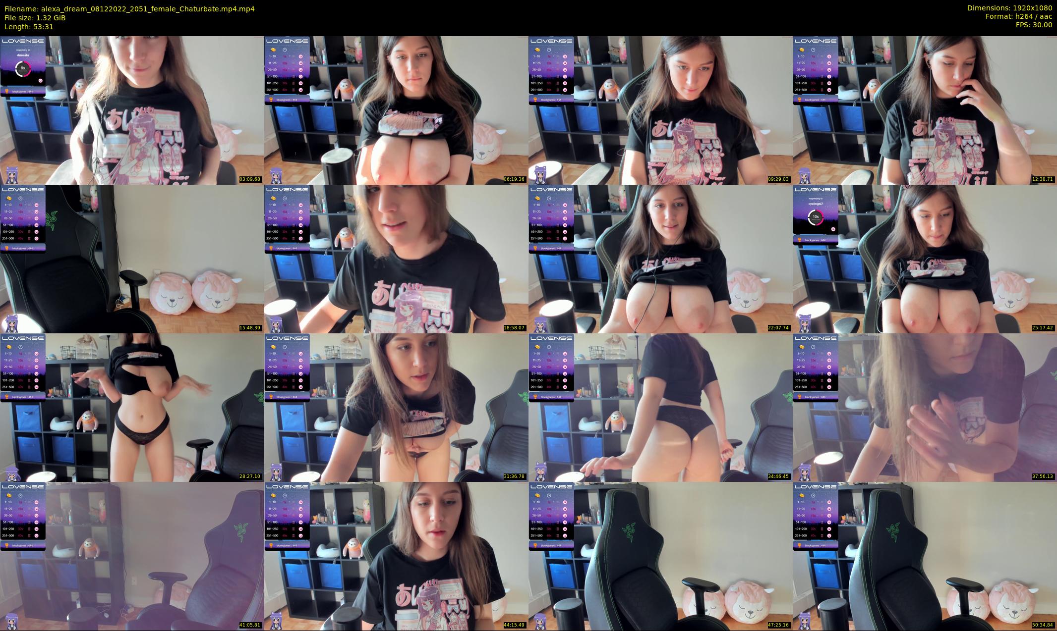 alexa_dream — 54 minute Chaturbate female cam show recording, 1080p, Dec 8, 2022