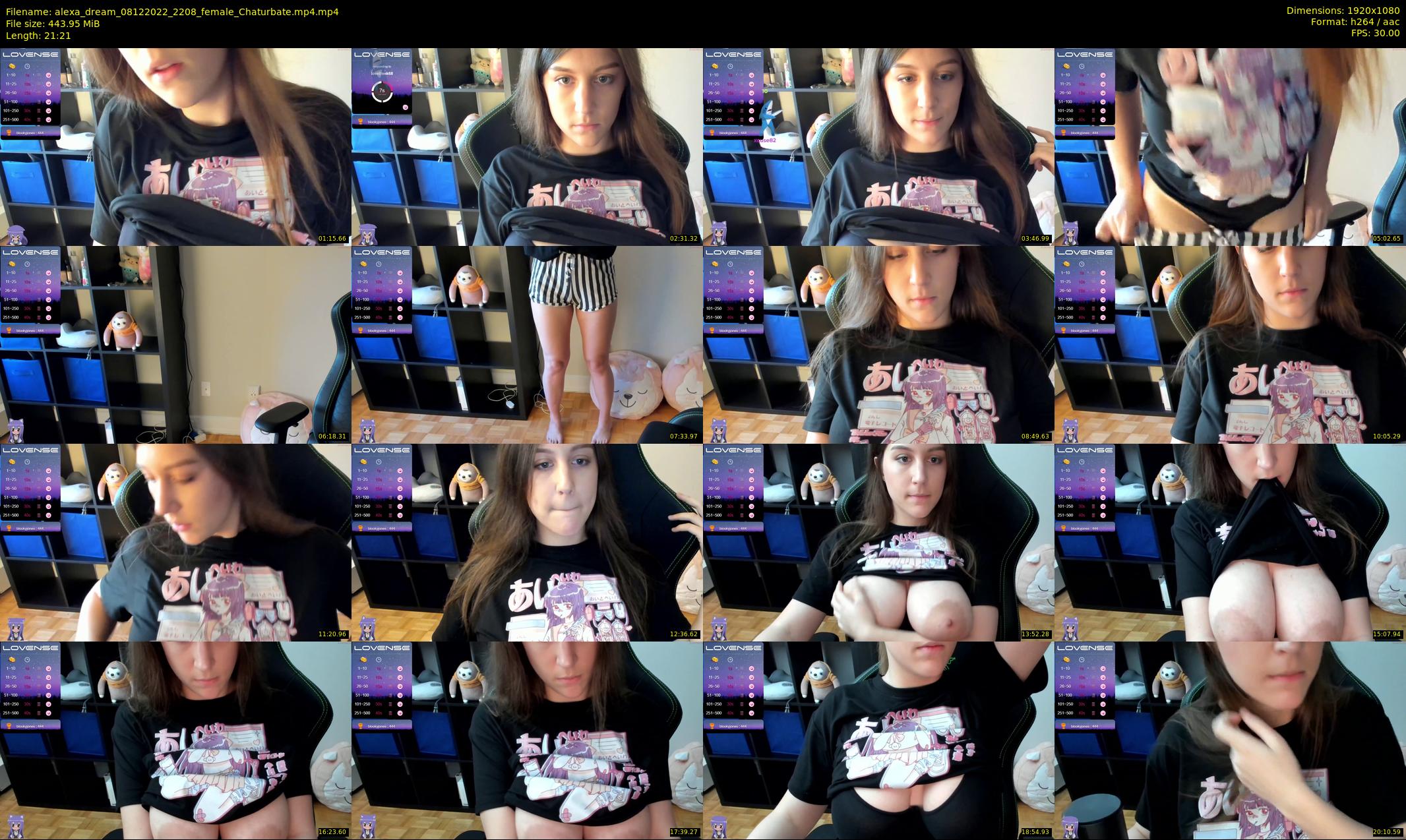 alexa_dream — 22 minute Chaturbate female cam show recording, 1080p, Dec 8, 2022