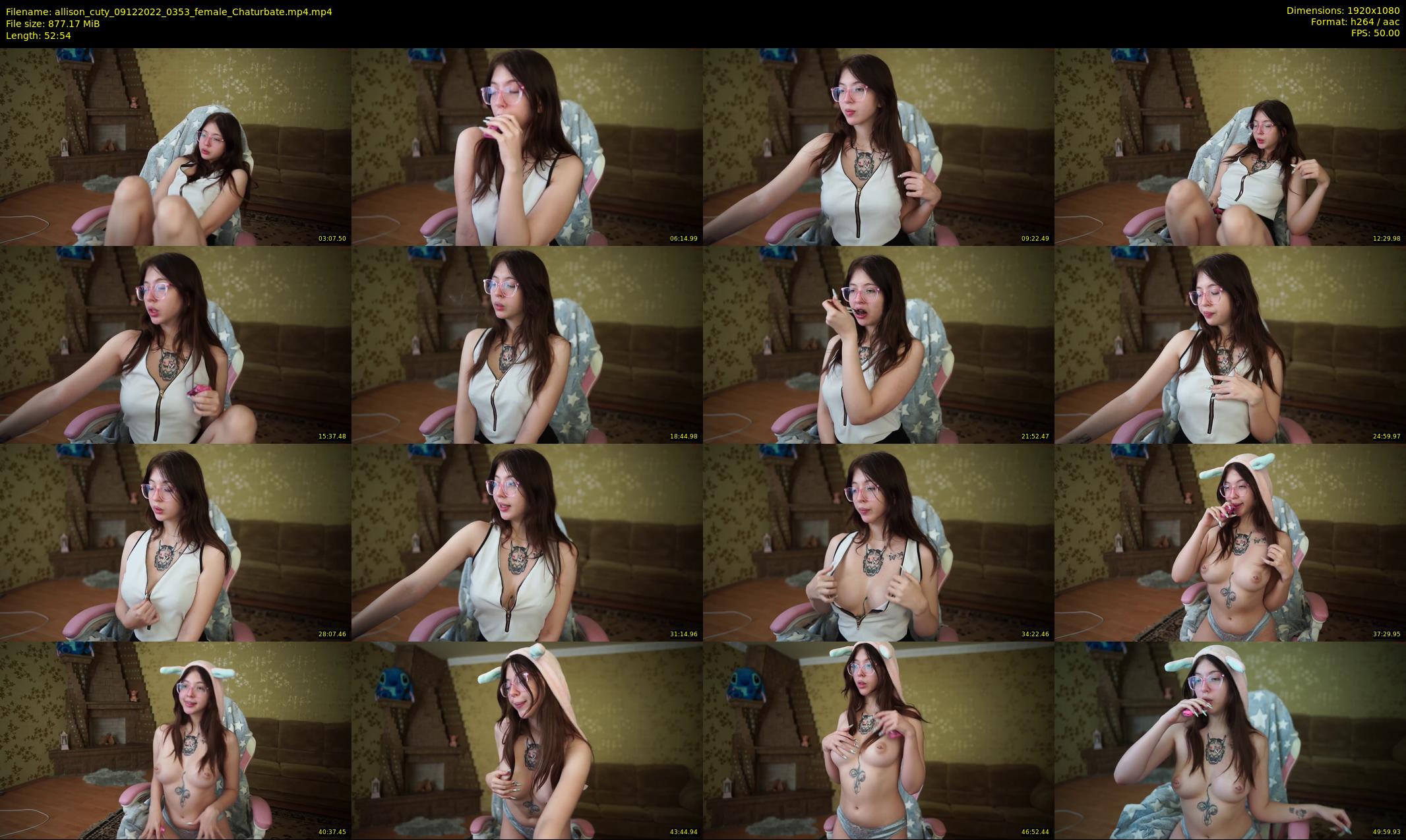 allison_cuty — 53 minute Chaturbate female cam show recording, 1080p, Dec 9, 2022