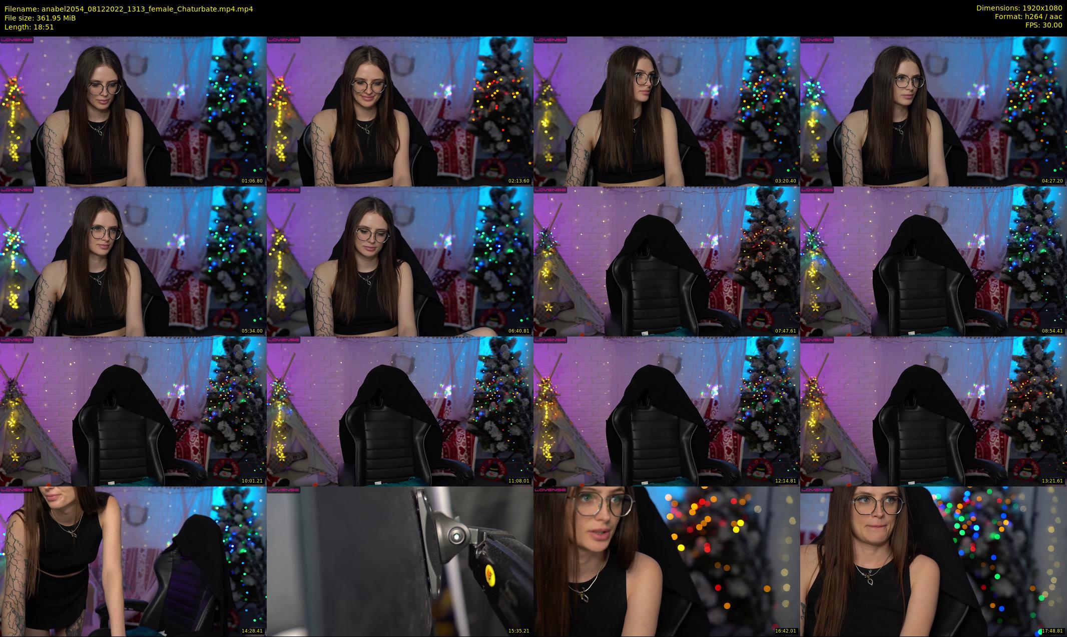 anabel2054 — 19 minute Chaturbate female cam show recording, 1080p, Dec 8, 2022