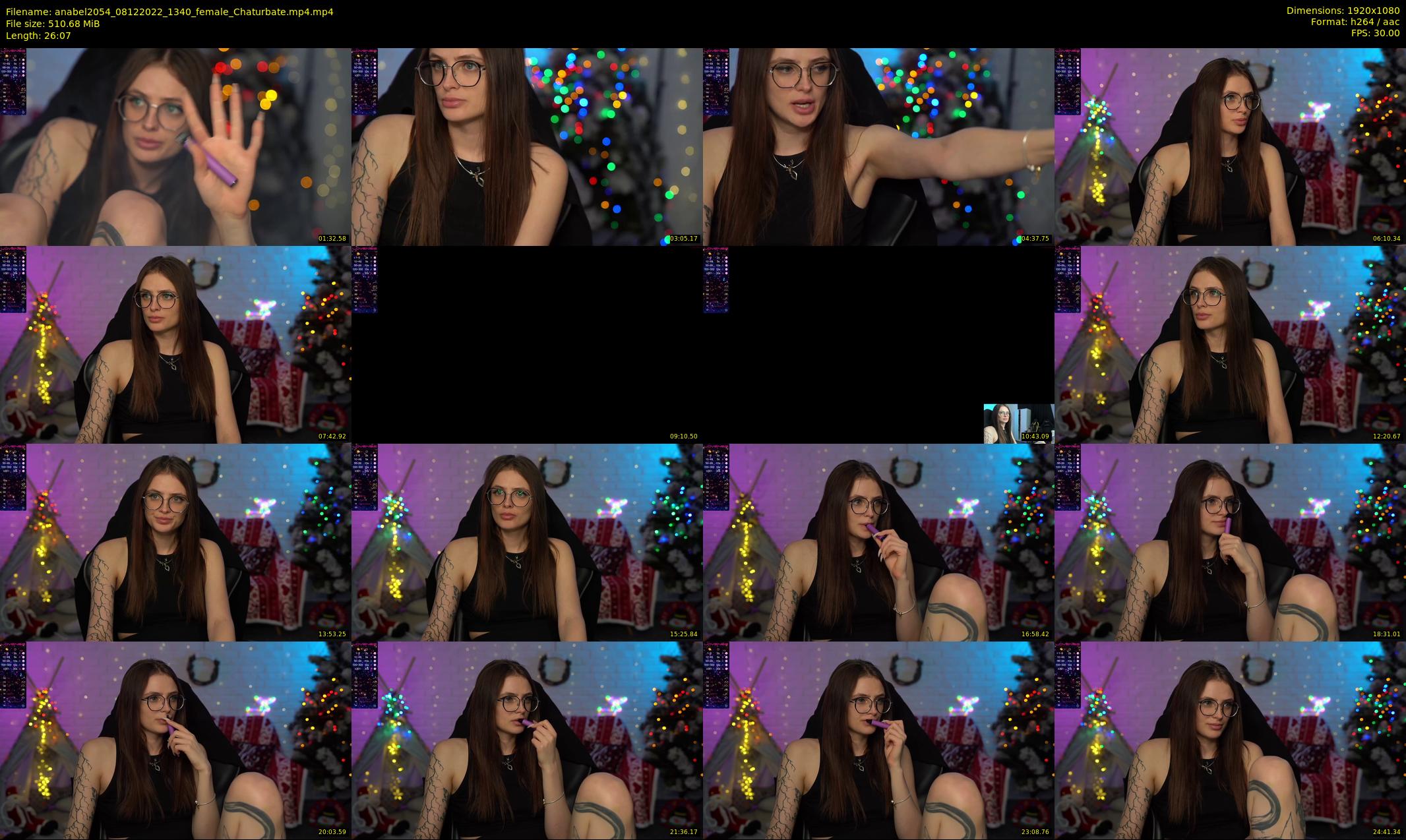 anabel2054 — 27 minute Chaturbate female cam show recording, 1080p, Dec 8, 2022