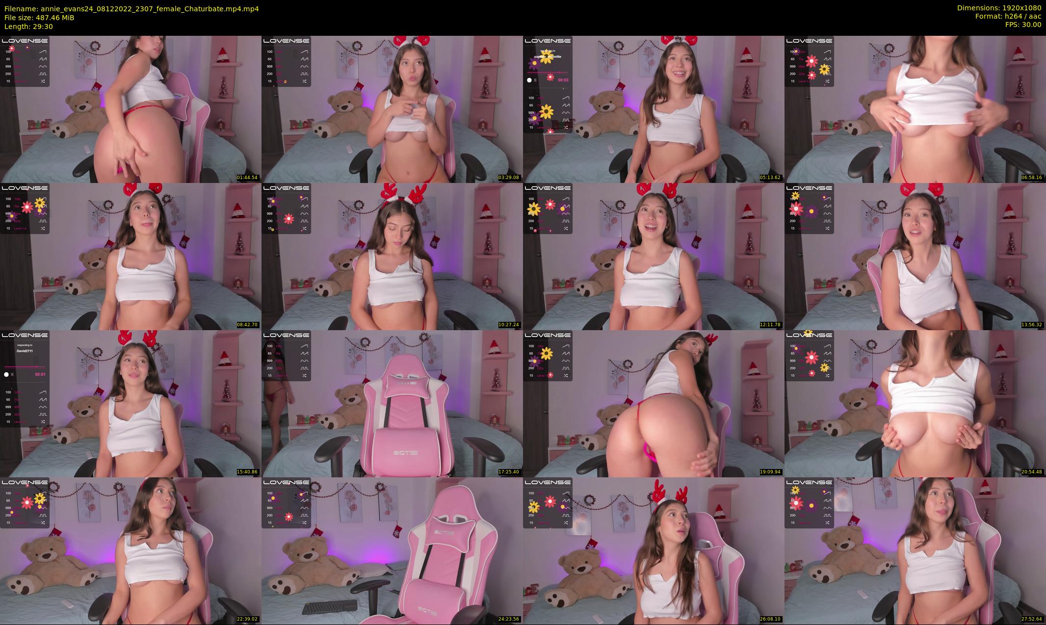 annie_evans24 — 30 minute Chaturbate female cam show recording, 1080p, Dec 8, 2022