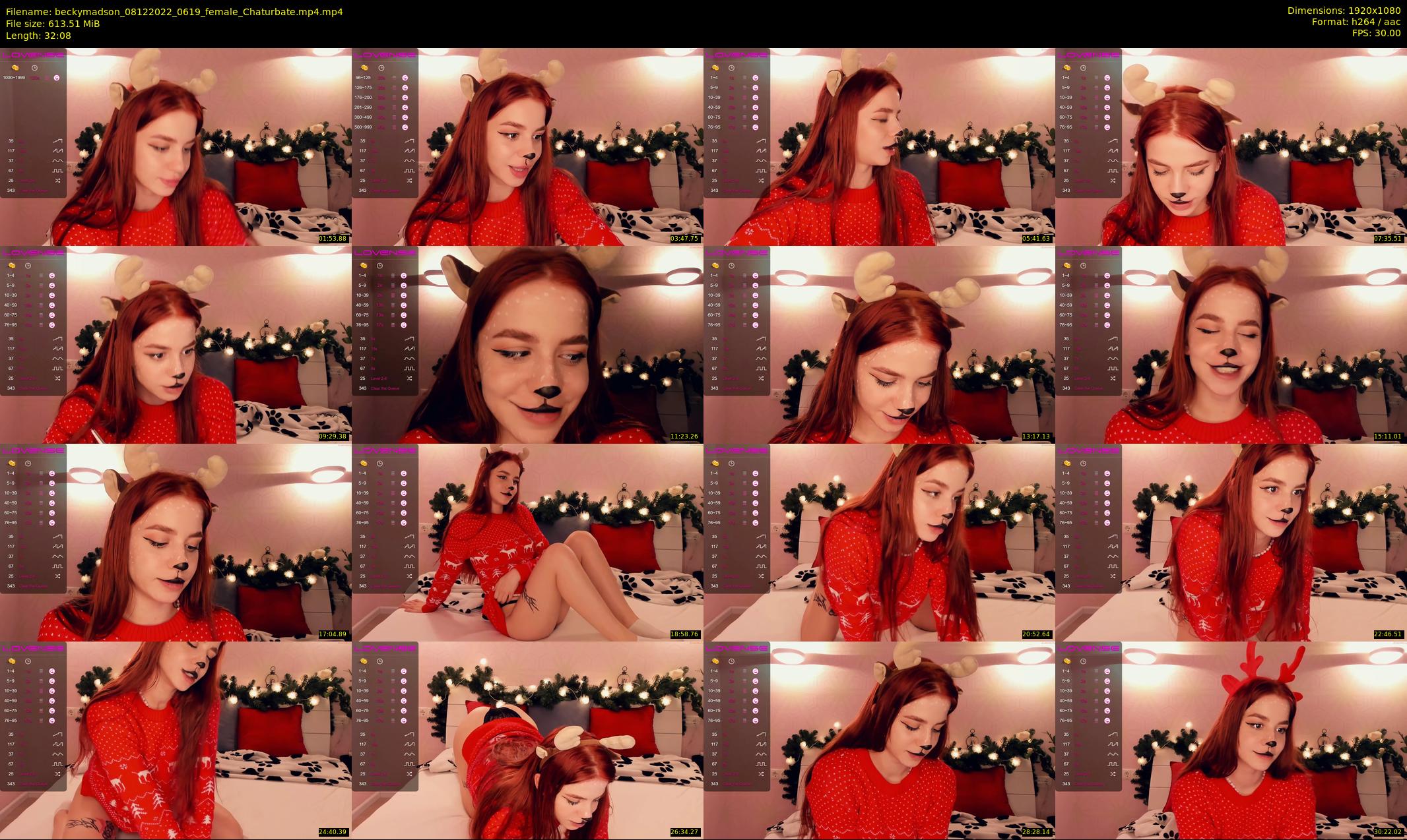 beckymadson — 33 minute Chaturbate female cam show recording, 1080p, Dec 8, 2022